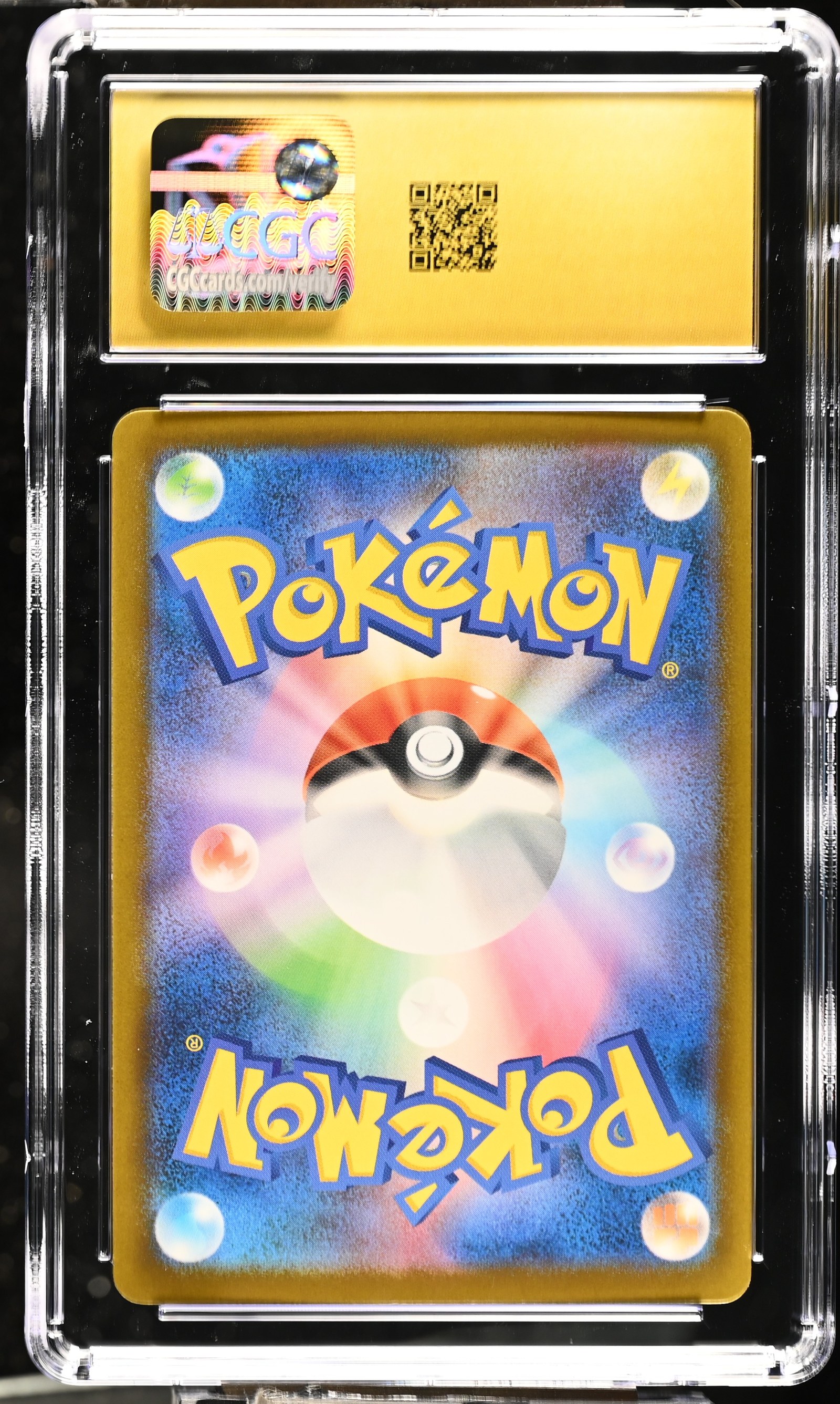 Goldeen #084/081 Japanese Abyss Eye CGC Pristine 10 Pokemon Graded Slab — back