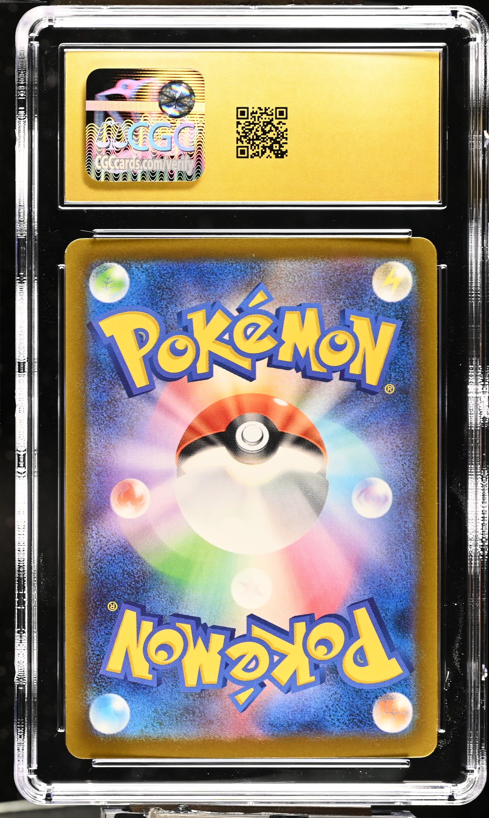 Numel #198/193 Japanese Mega Dream Ex CGC Pristine 10 Pokemon Graded Slab — back
