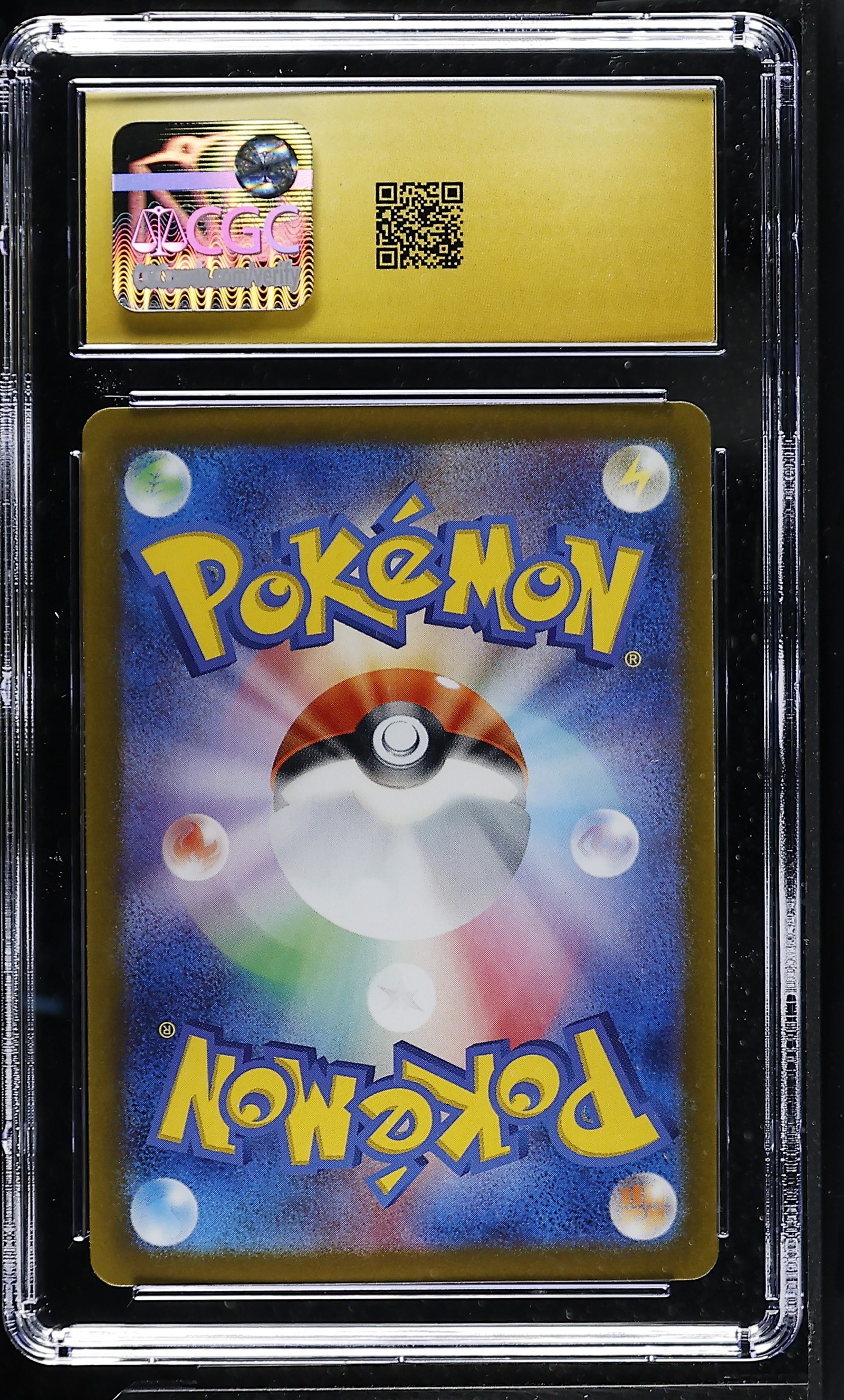 Leafeon ex #003/187 Japanese Terastal Festival CGC Pristine 10 Pokemon Graded Slab — back