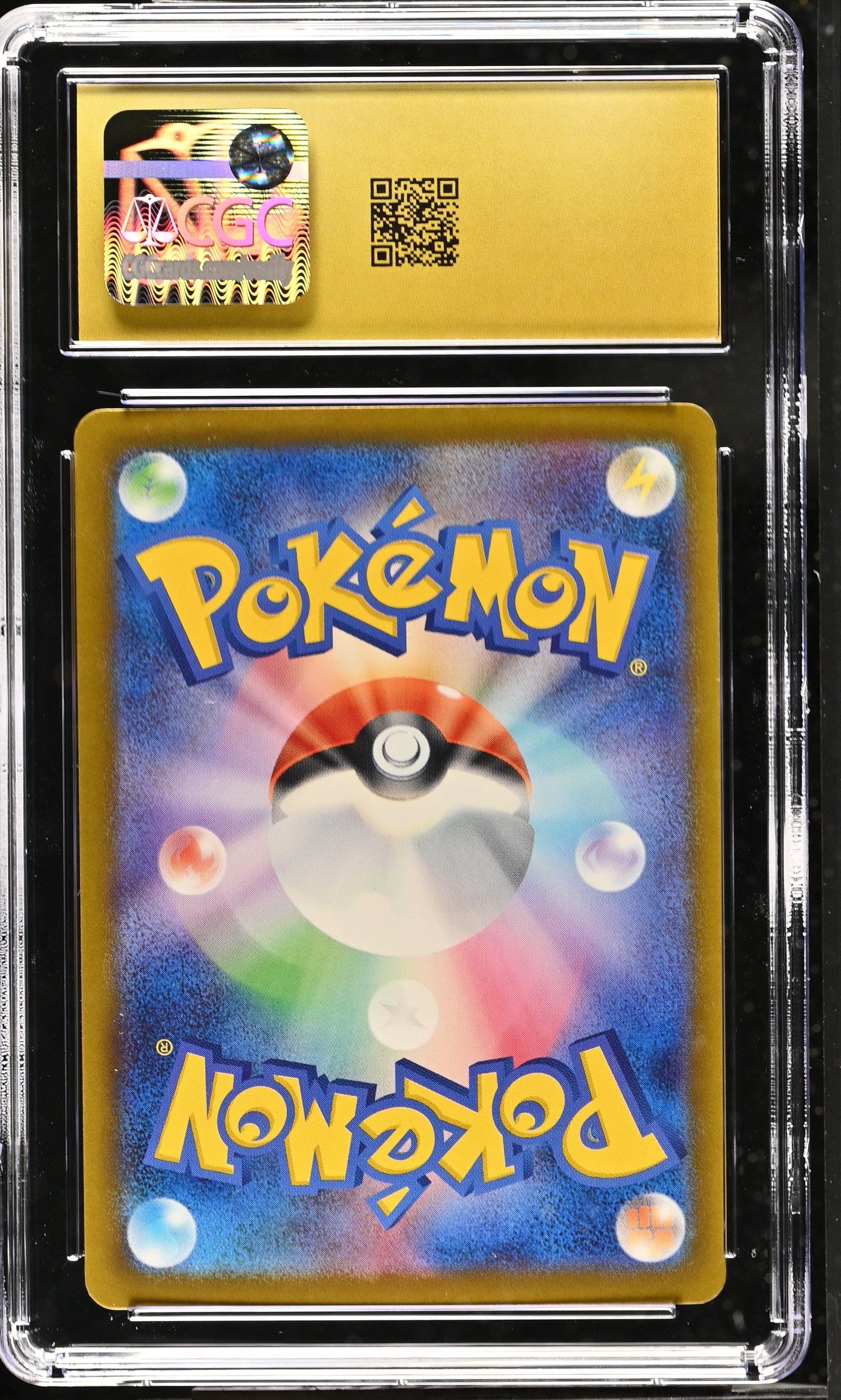 Chespin #084/083 Japanese Ninja Spinner CGC Pristine 10 Pokemon Graded Slab — back