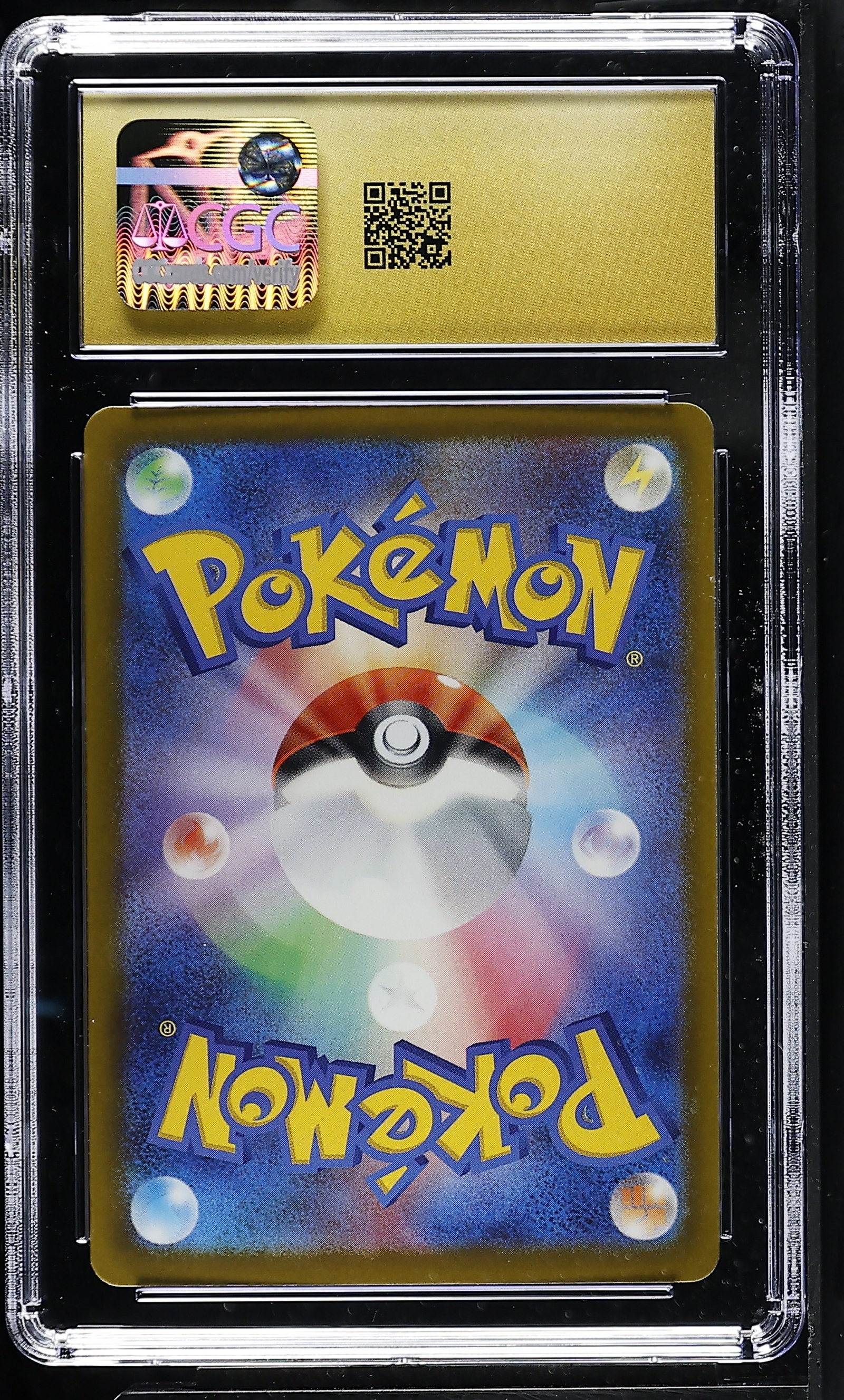 Armarouge #083/081 Japanese Abyss Eye CGC Pristine 10 Pokemon Graded Slab — back