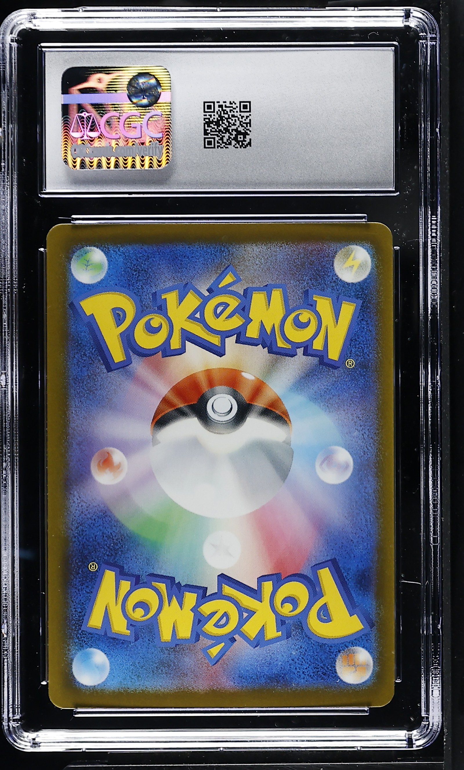 Rampardos ex #098/081 Japanese Abyss Eye CGC Gem Mint 10 Pokemon Graded Slab — back