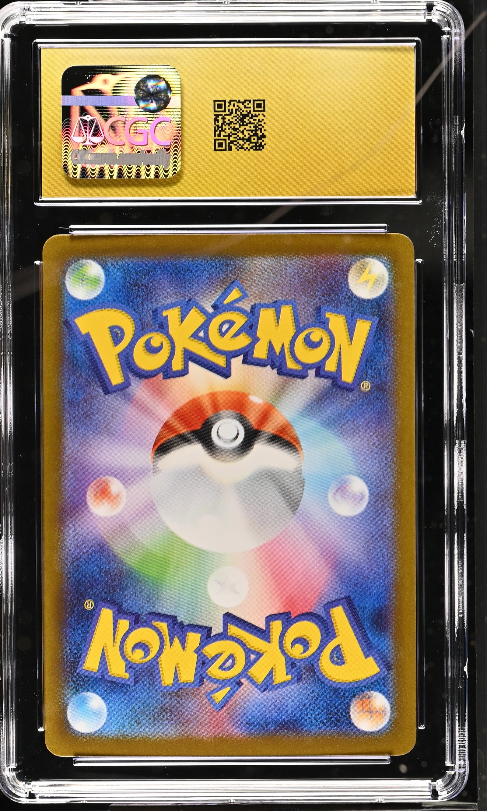Bloodmoon Ursaluna ex #134/187 Japanese Terastal Festival CGC Pristine 10 Pokemon Graded Slab — back