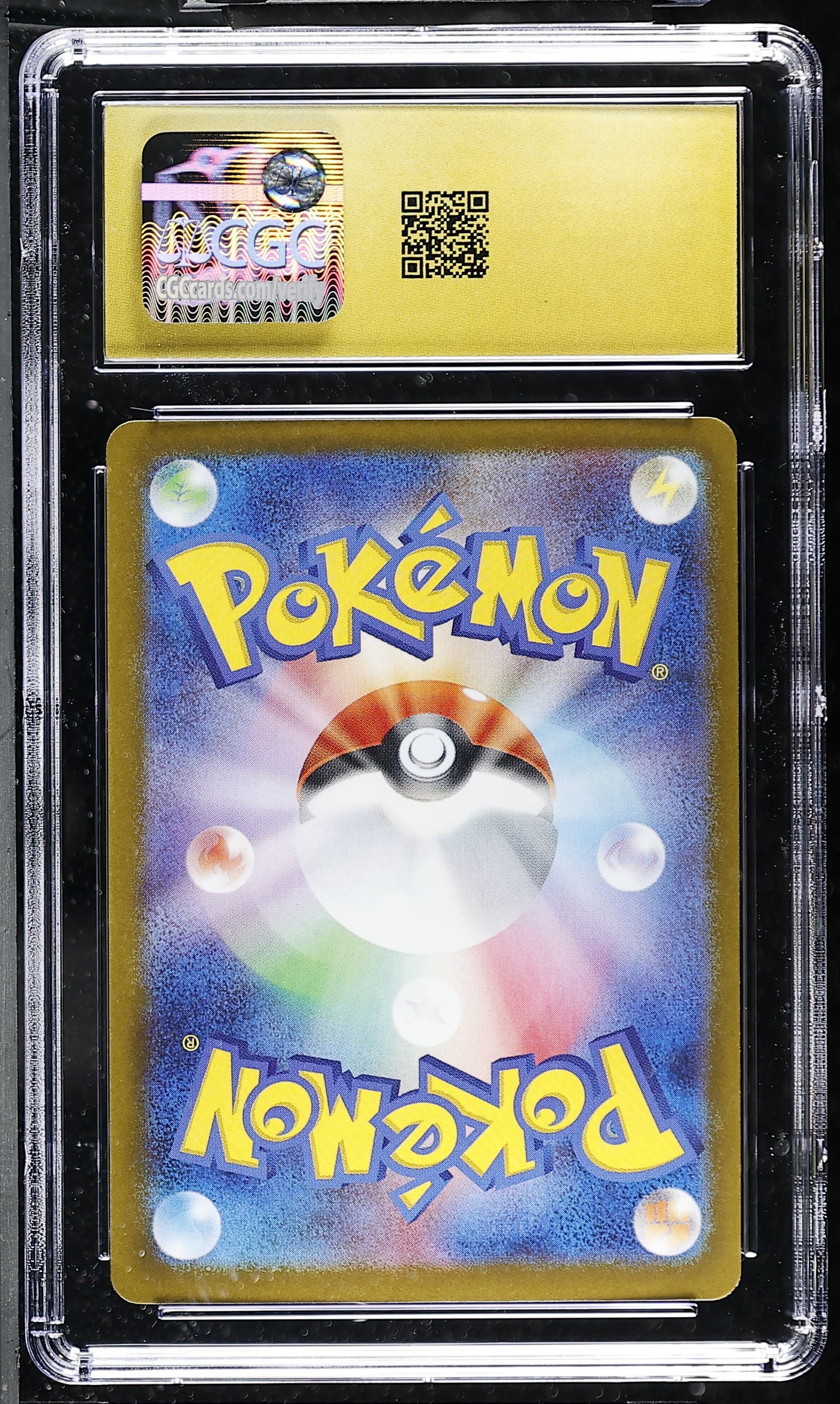 Mega Lucario ex #029/063 Japanese Mega Brave CGC Pristine 10 Pokemon Graded Slab — back