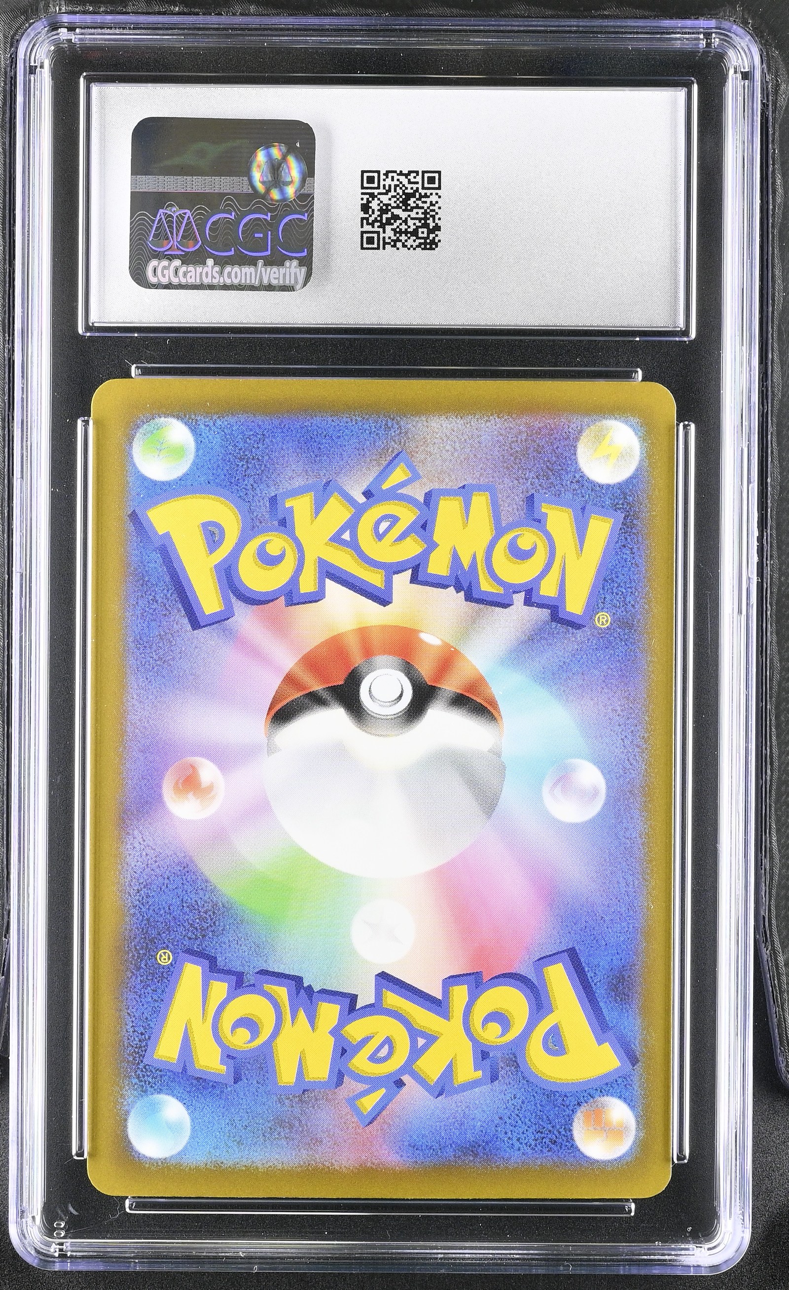 Mega Golurk ex #093/076 Japanese Storm Emeralda CGC Gem Mint 10 Pokemon Graded Slab — back