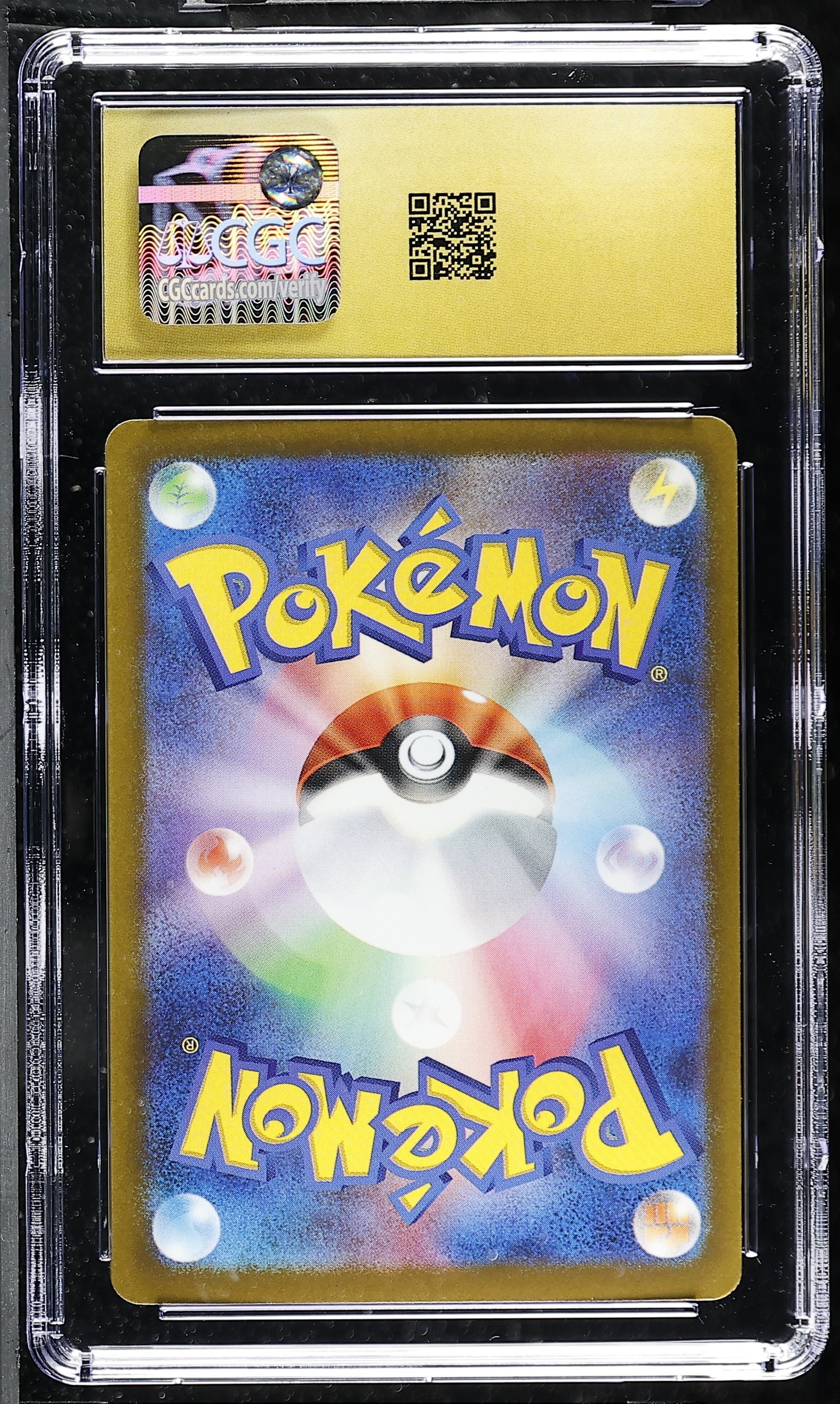 Scraggy #116/103 Japanese 30th Celebration CGC Pristine 10 Pokemon Graded Slab — back