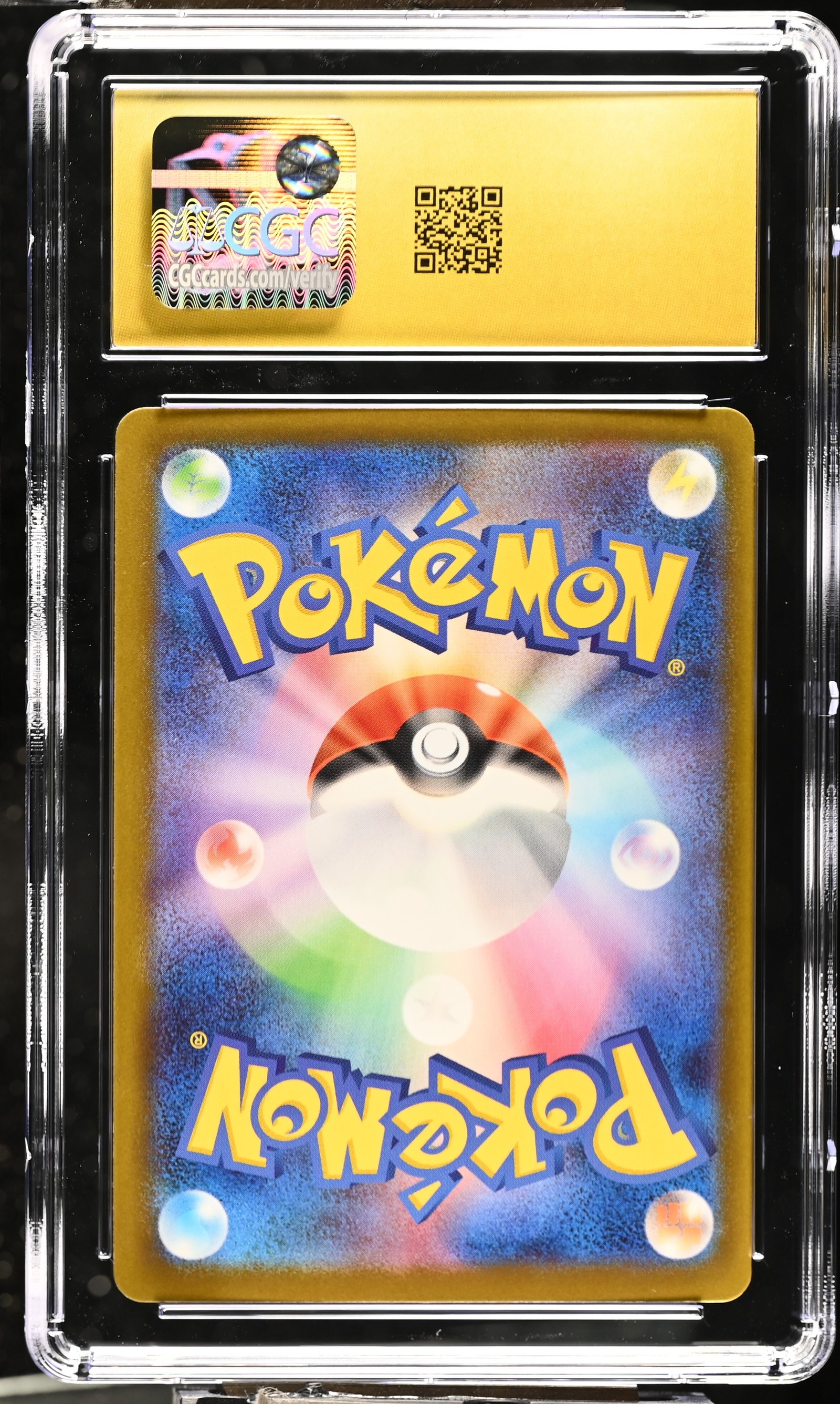 Team Rocket's Dugtrio #206/193 Japanese Mega Dream Ex CGC Pristine 10 Pokemon Graded Slab — back