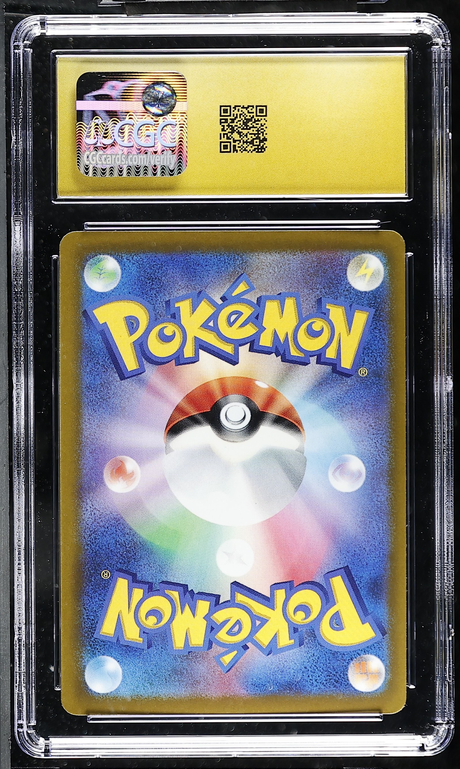 Jirachi ex #081/103 Japanese 30th Celebration CGC Pristine 10 Pokemon Graded Slab — back