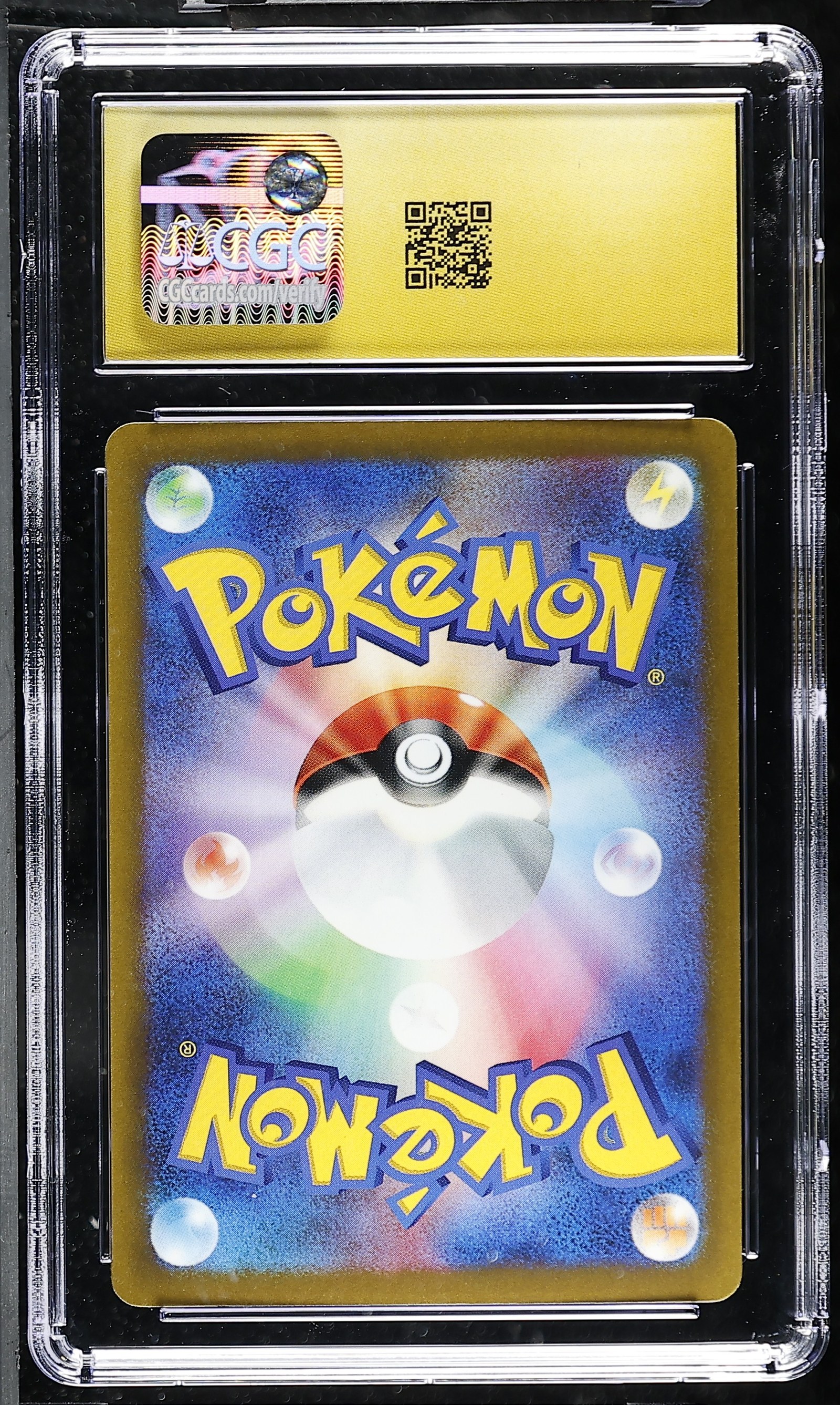 Jirachi ex #081/103 Japanese 30th Celebration CGC Pristine 10 Pokemon Graded Slab — back