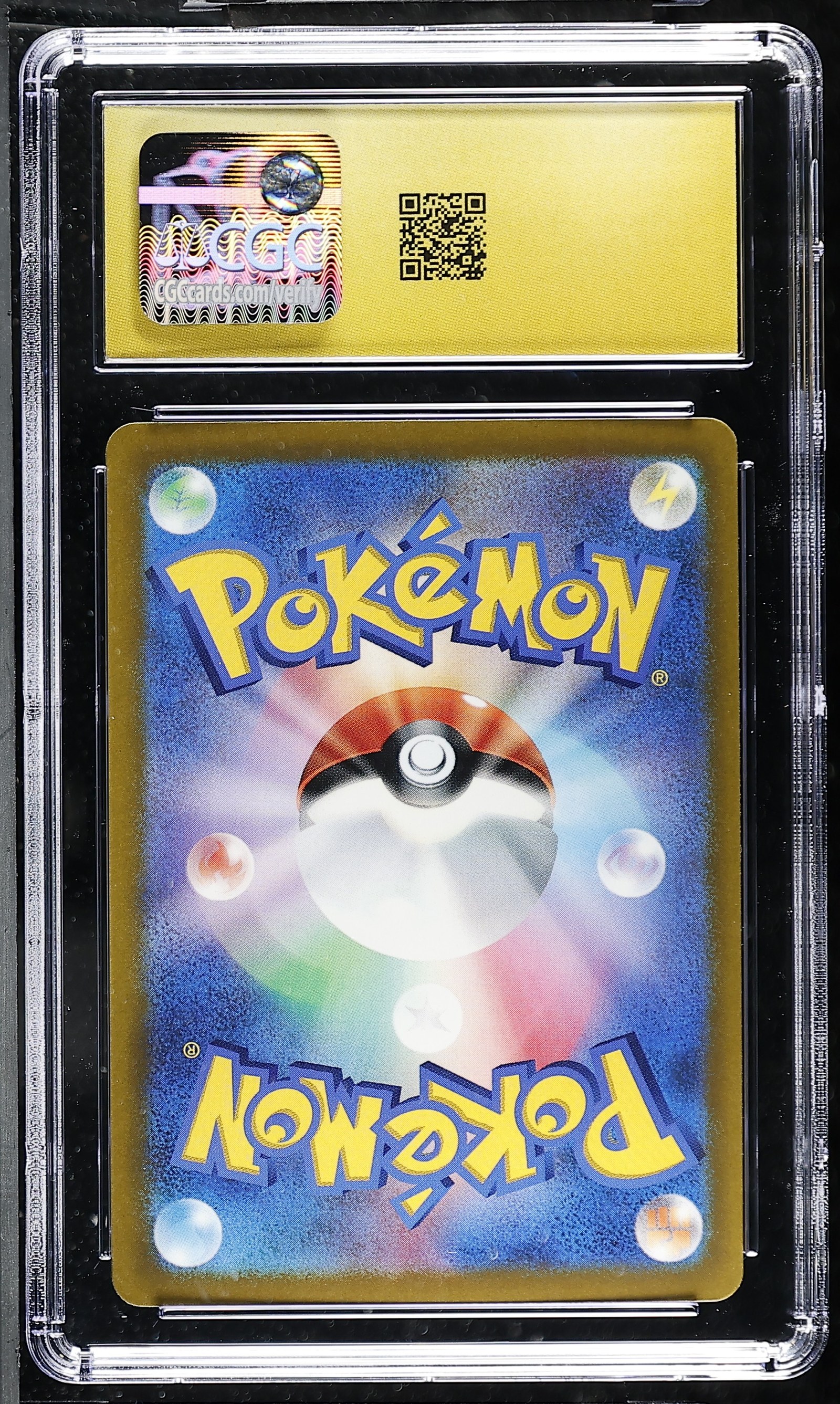 Lycanroc #113/103 Japanese 30th Celebration CGC Pristine 10 Pokemon Graded Slab — back