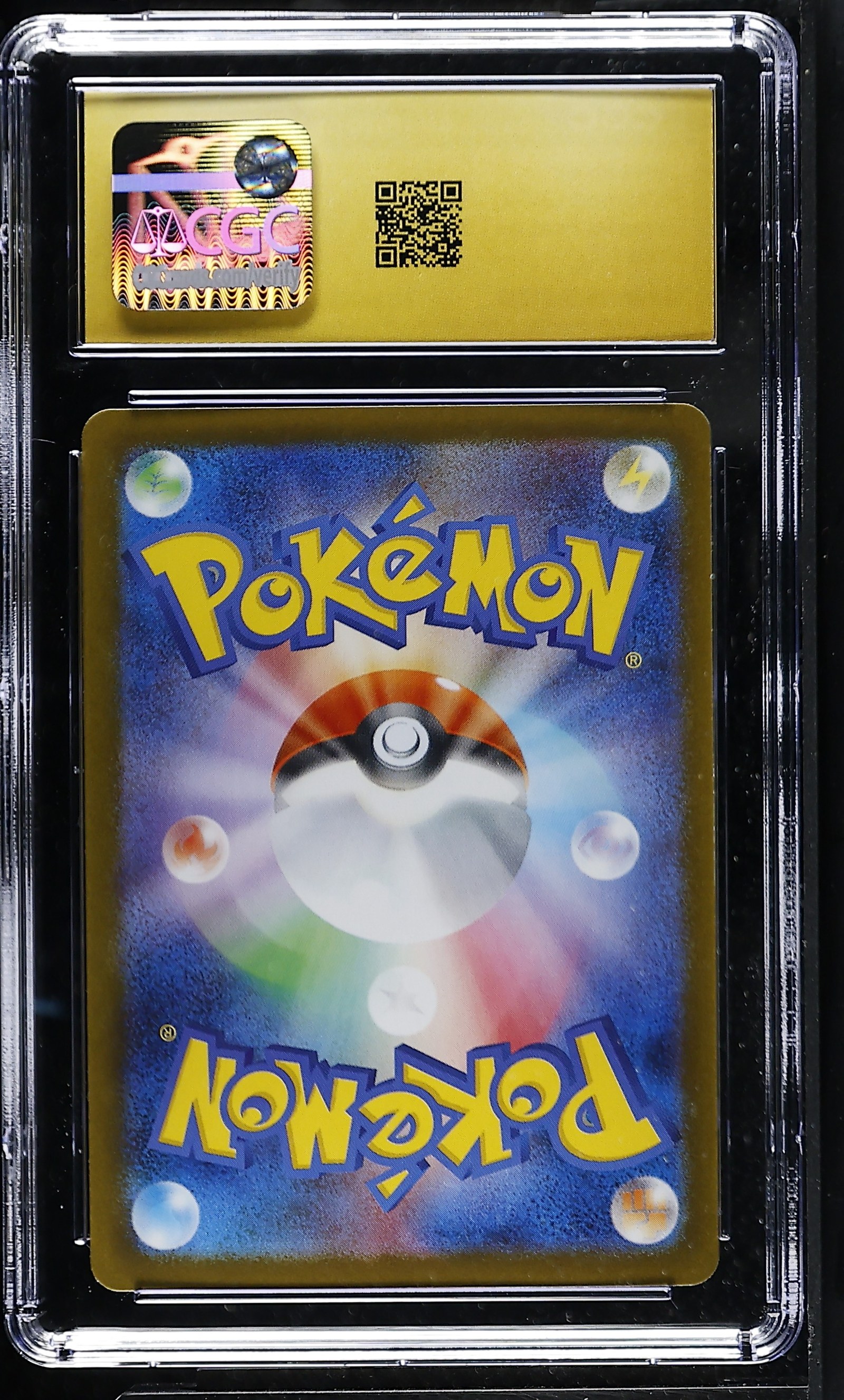 Sylveon ex #069/187 Japanese Terastal Festival CGC Pristine 10 Pokemon Graded Slab — back