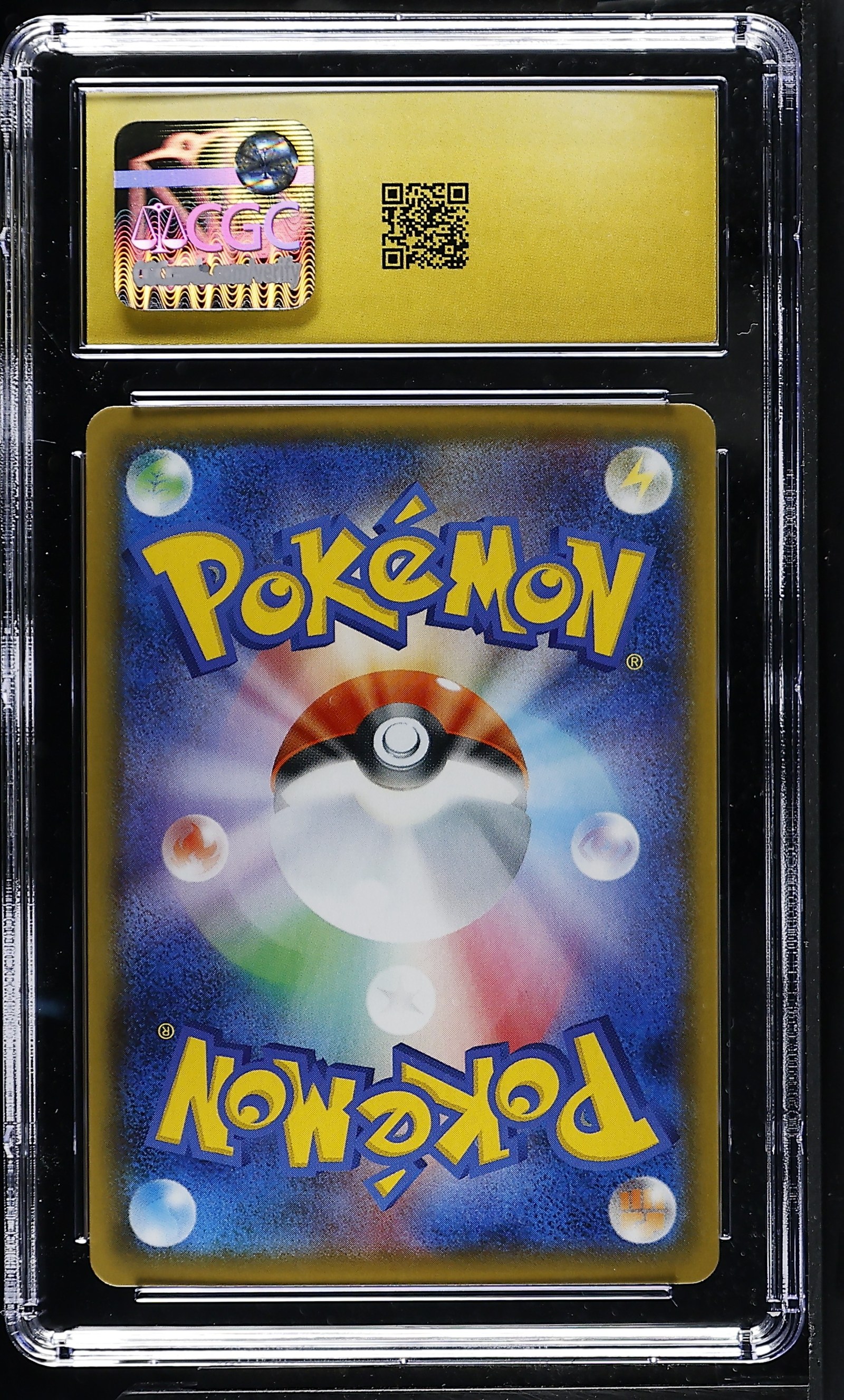 Mimikyu V #027/070 Japanese Single Strike Master CGC Pristine 10 Pokemon Graded Slab — back