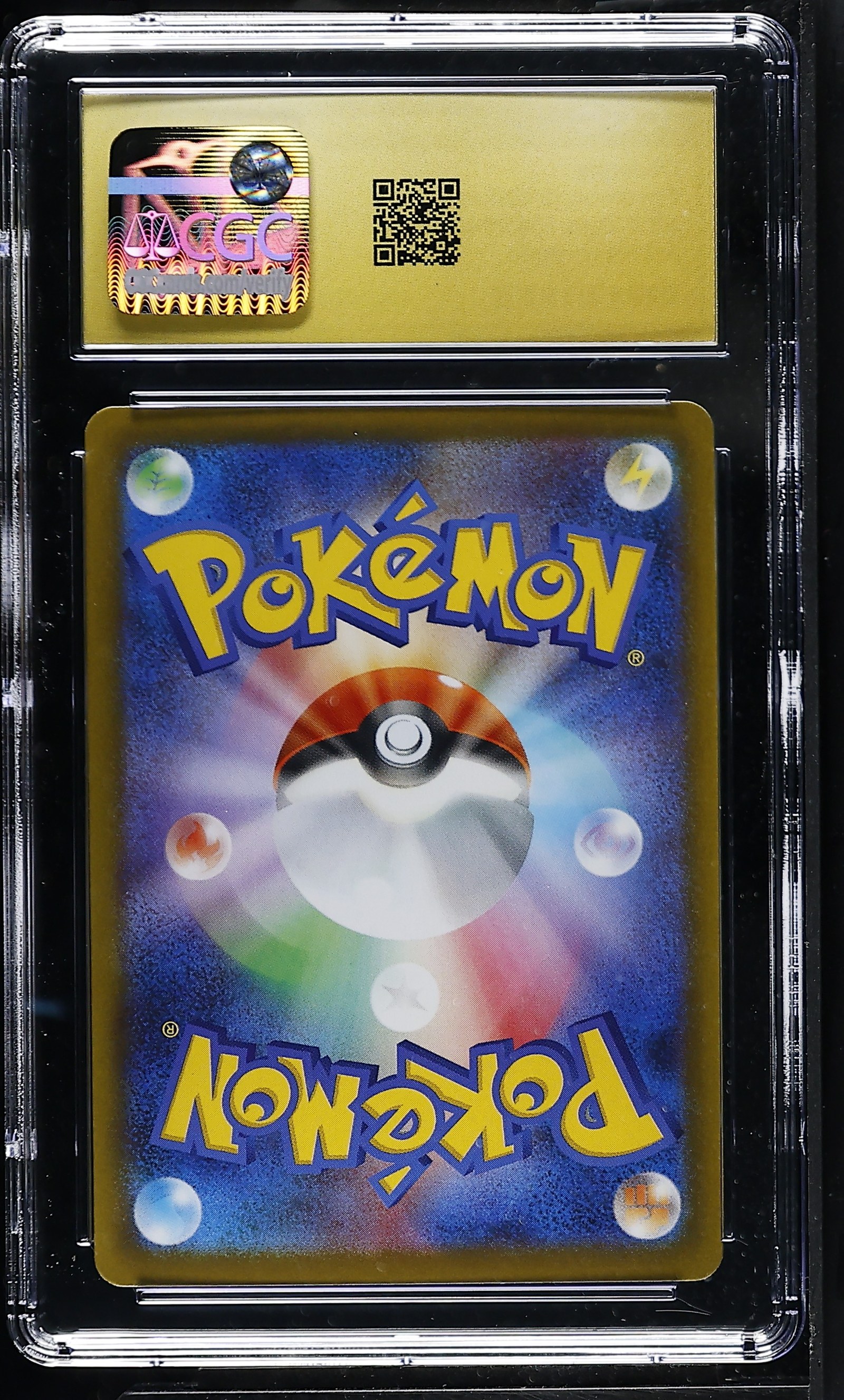 Dedenne #085/080 Japanese Nihil Zero CGC Pristine 10 Pokemon Graded Slab — back