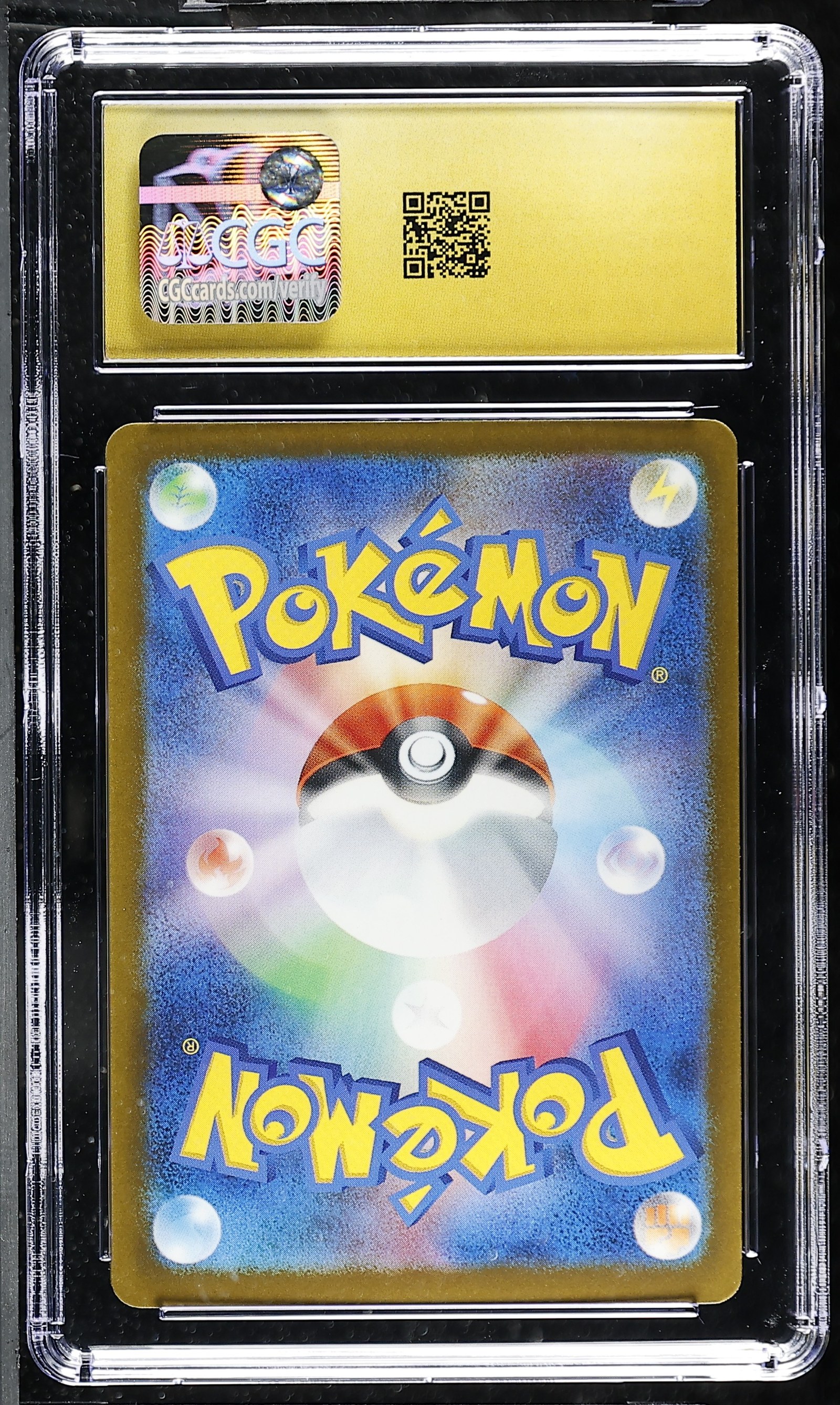 Pikachu #036/103 Japanese 30th Celebration CGC Pristine 10 Pokemon Graded Slab — back