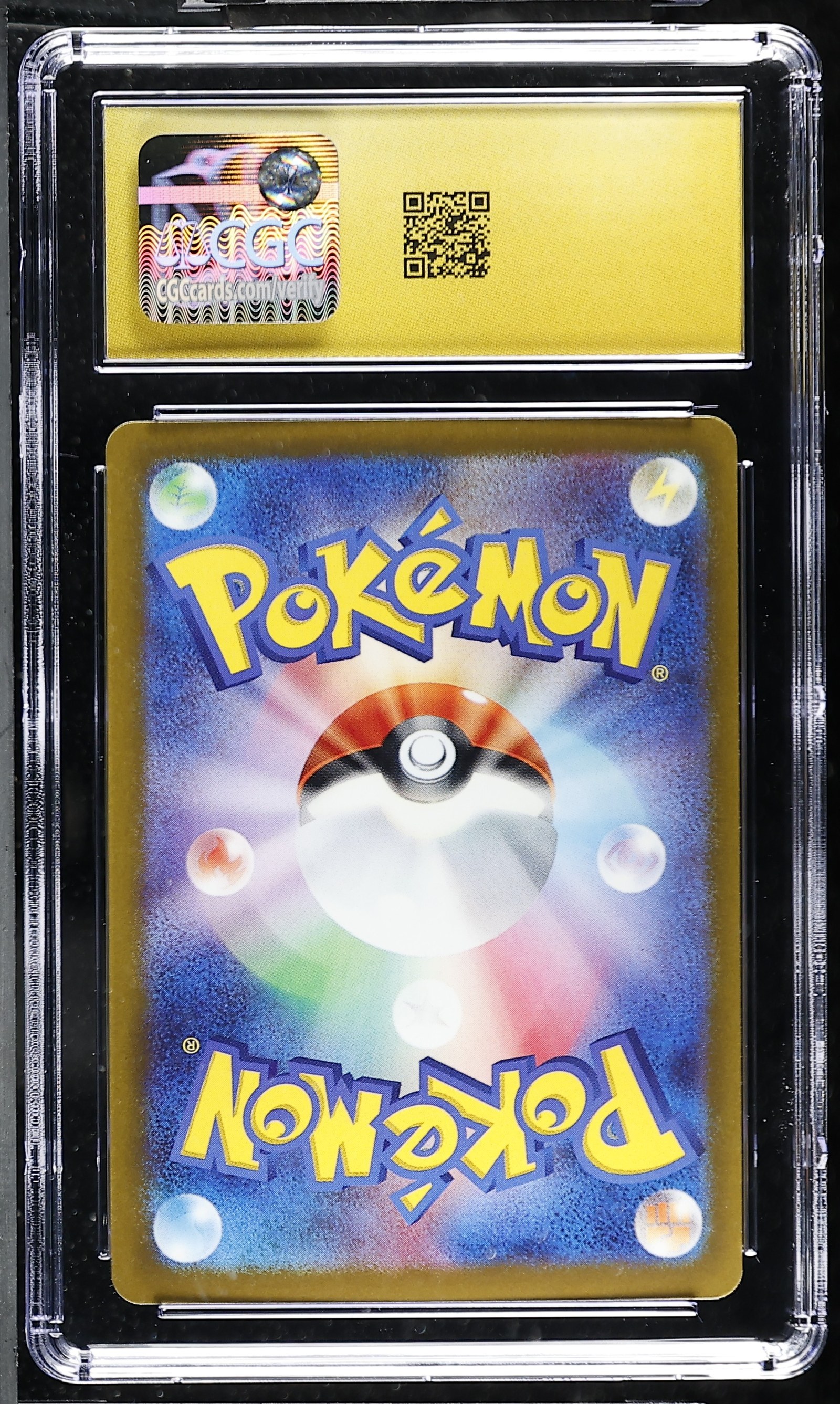 Roxie's Performance #110/083 Japanese Ninja Spinner CGC Pristine 10 Pokemon Graded Slab — back