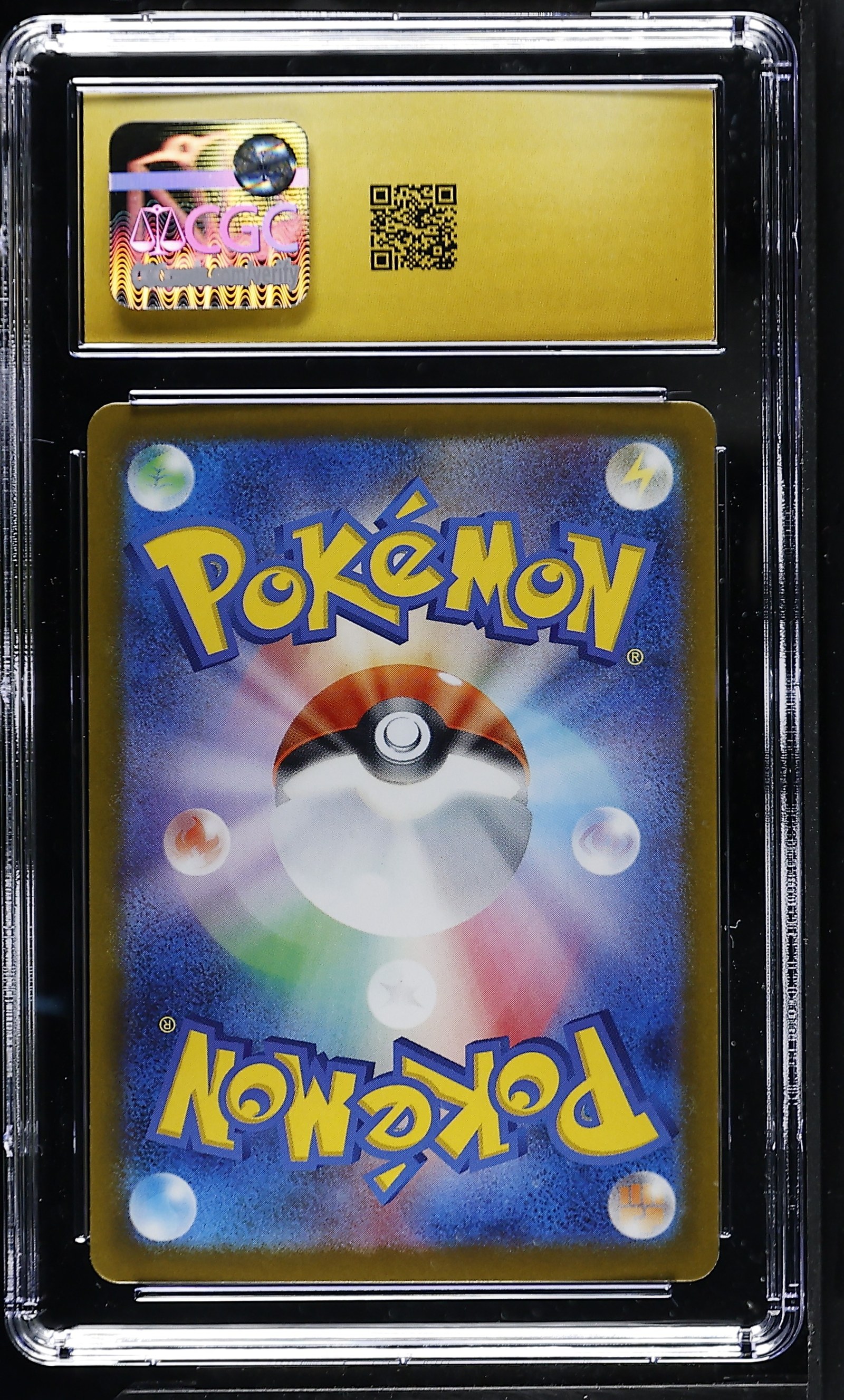 Rowlet #082/080 Japanese Nihil Zero CGC Pristine 10 Pokemon Graded Slab — back