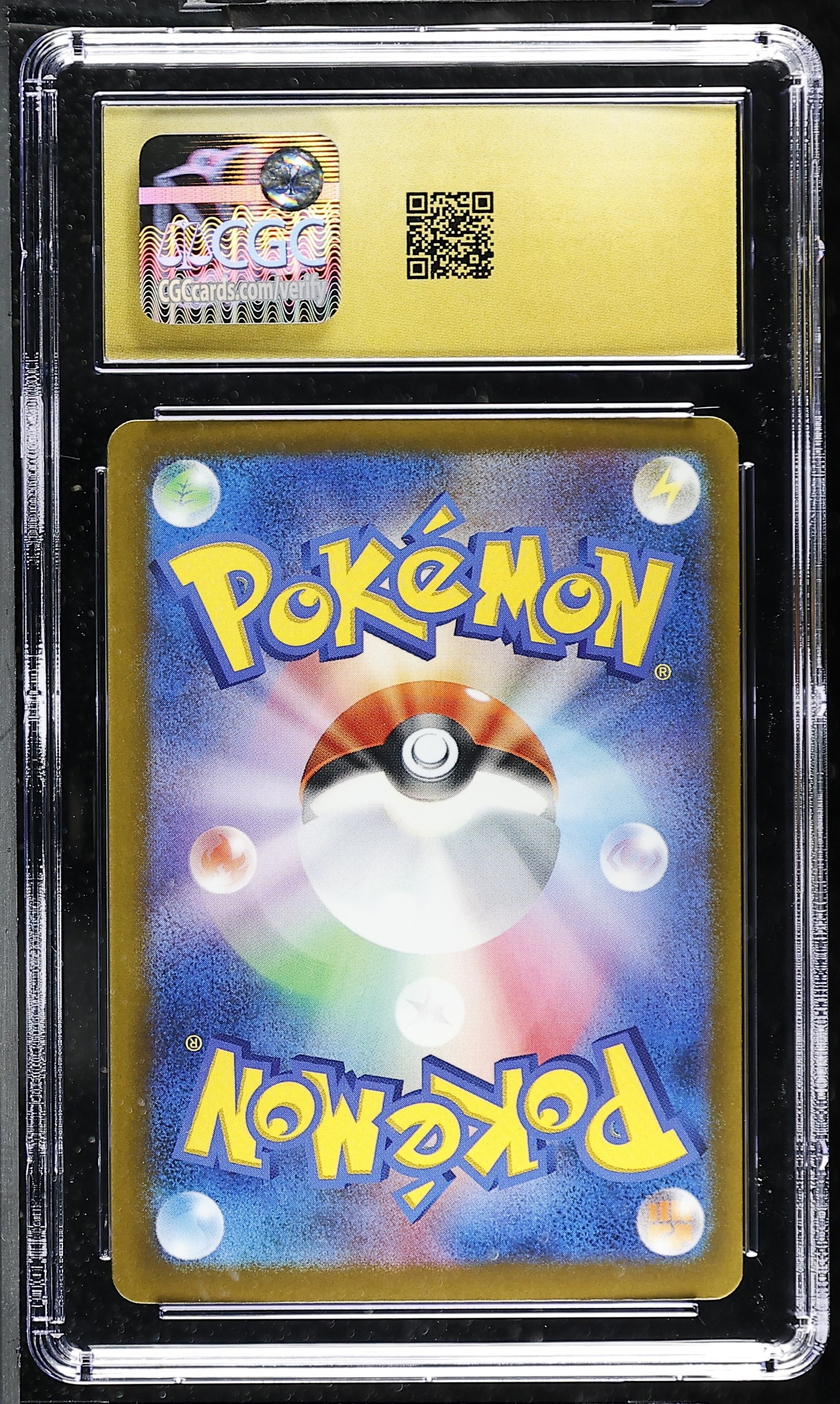 Scraggy #116/103 Japanese 30th Celebration CGC Pristine 10 Pokemon Graded Slab — back