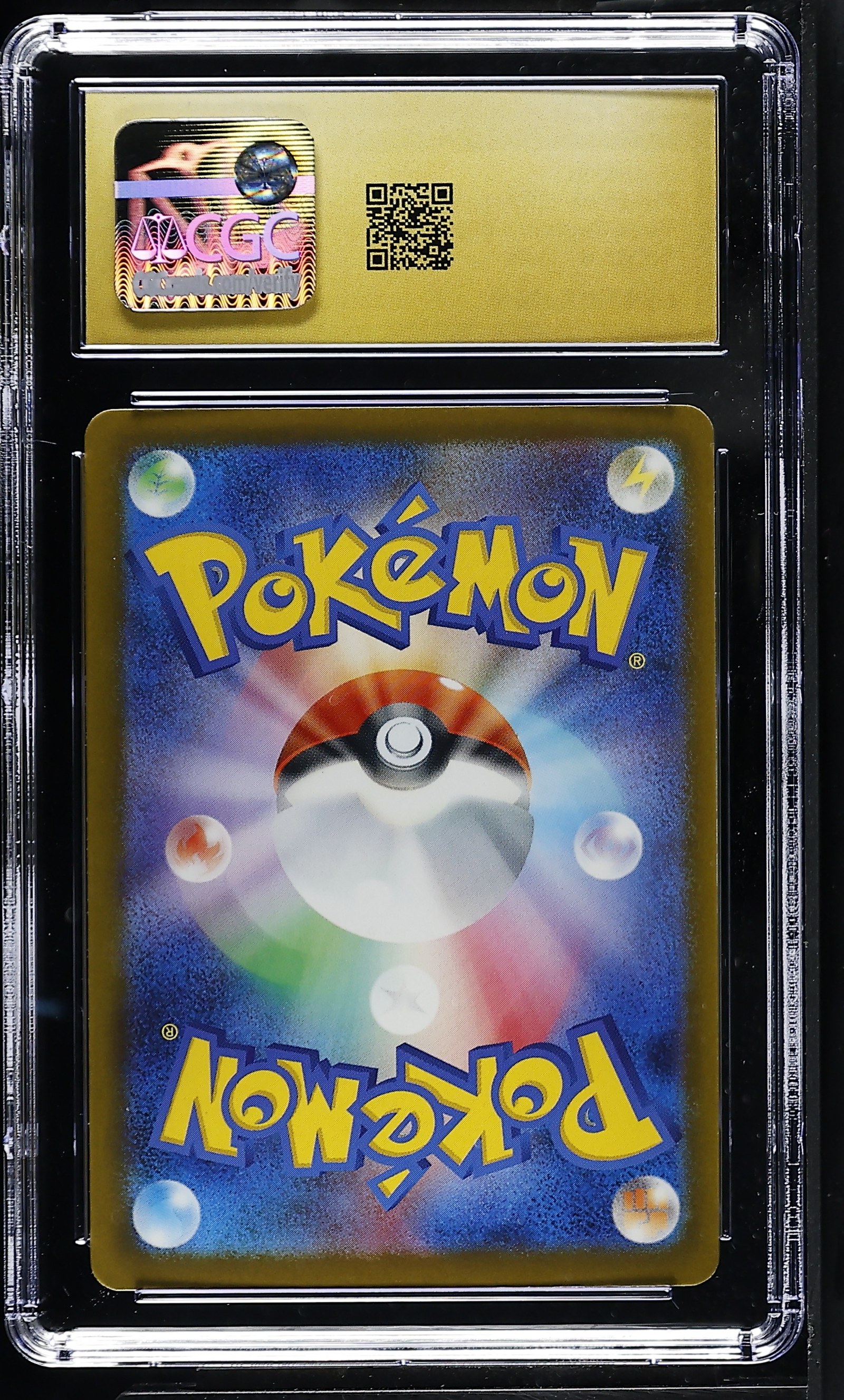 Fennekin #085/083 Japanese Ninja Spinner CGC Pristine 10 Pokemon Graded Slab — back