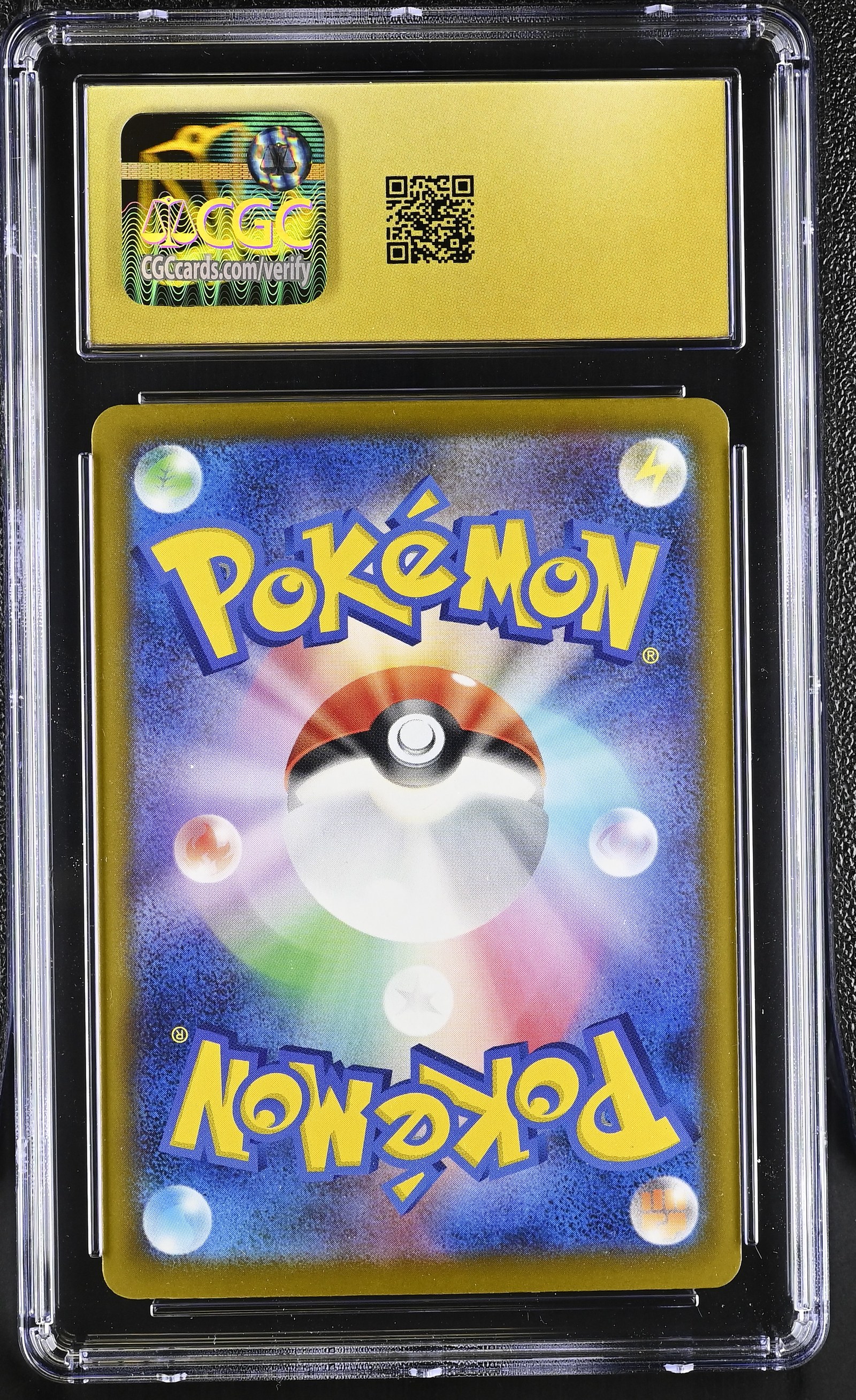 Wailord ex #095/081 Japanese Abyss Eye CGC Pristine 10 Pokemon Graded Slab — back