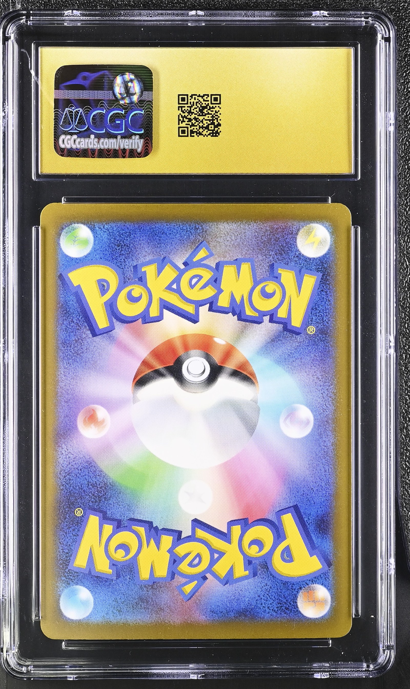 Mega Excadrill ex #101/081 Japanese Abyss Eye CGC Pristine 10 Pokemon Graded Slab — back