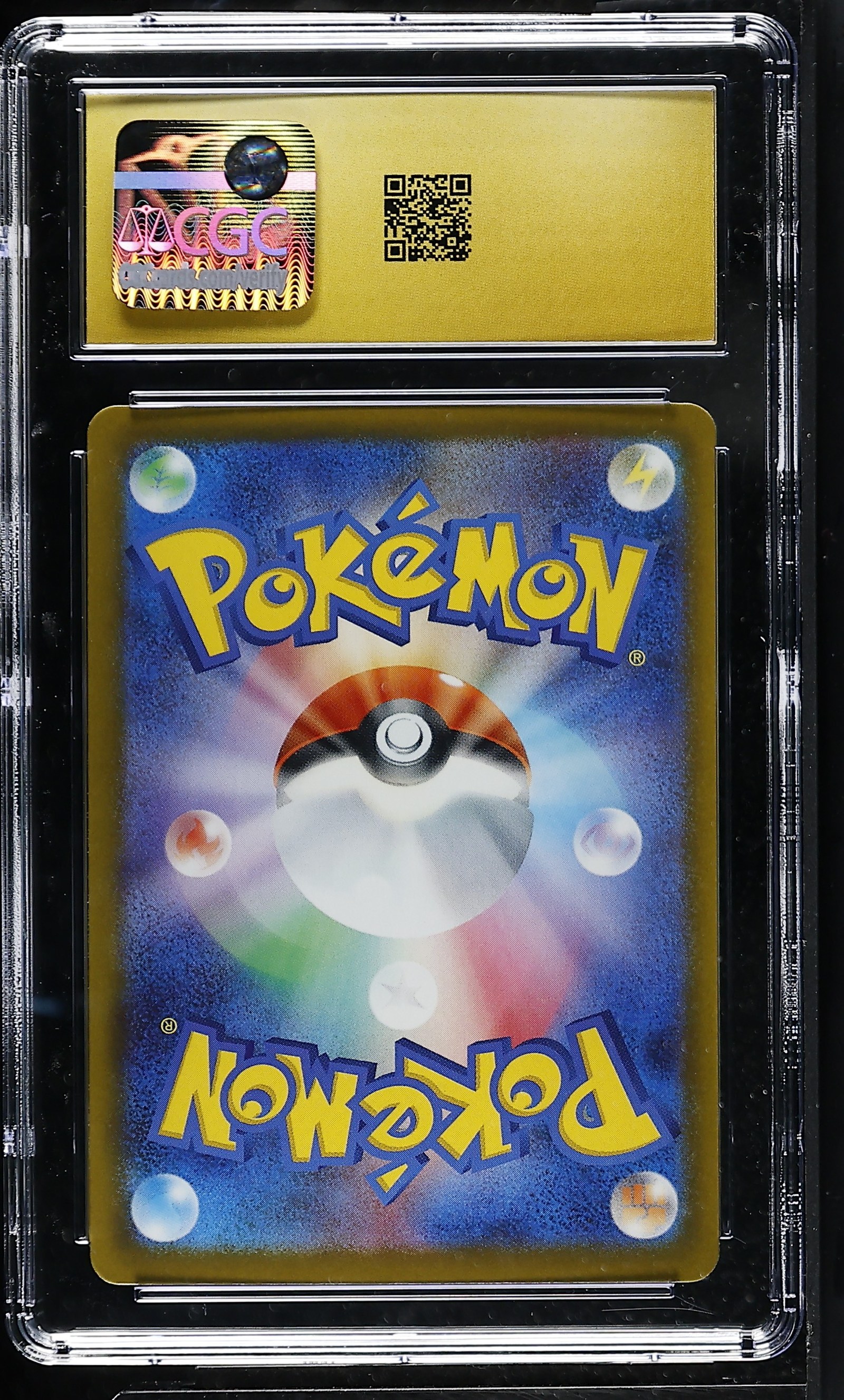 Frogadier #087/083 Japanese Ninja Spinner CGC Pristine 10 Pokemon Graded Slab — back