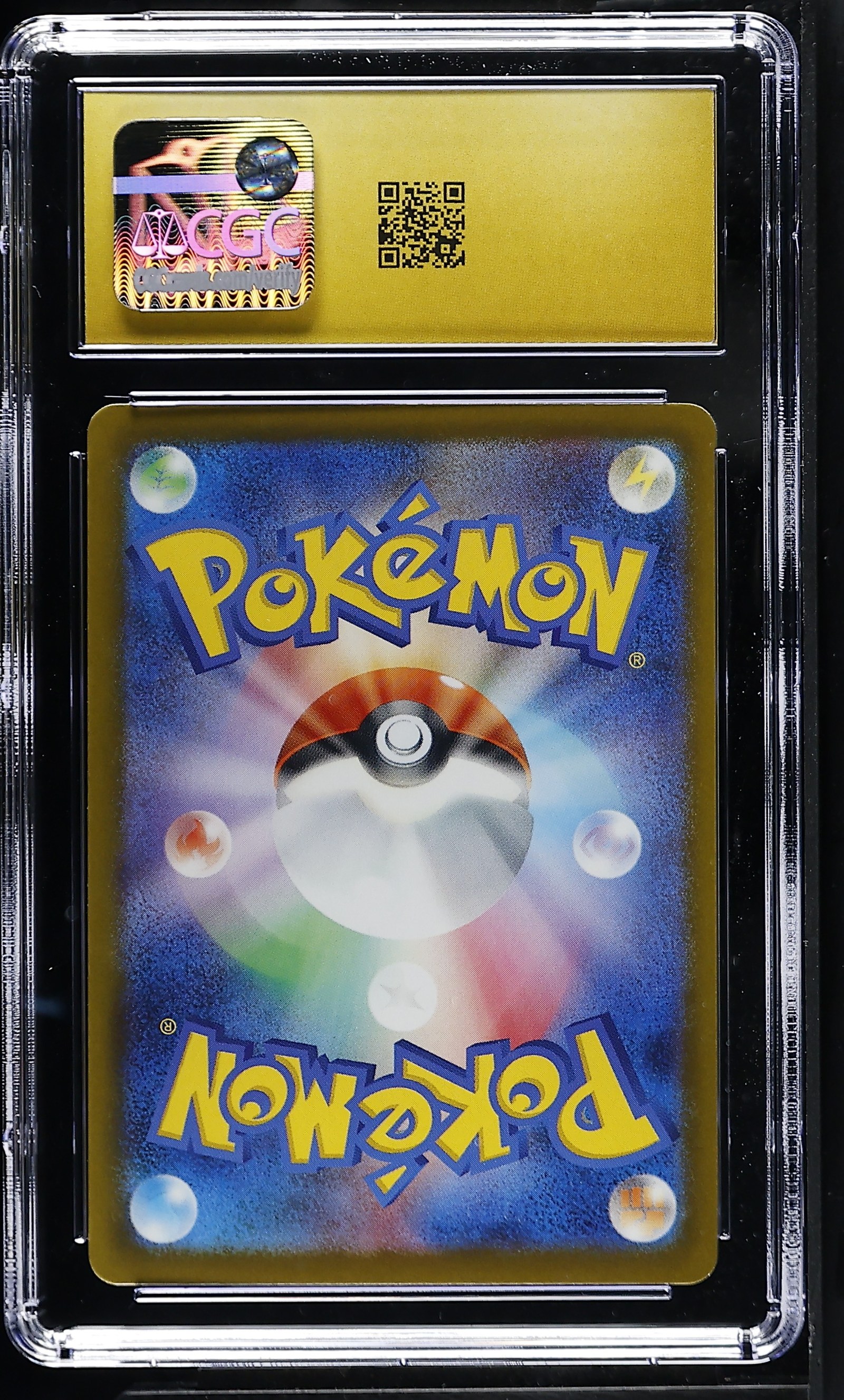 Armarouge #083/081 Japanese Abyss Eye CGC Pristine 10 Pokemon Graded Slab — back