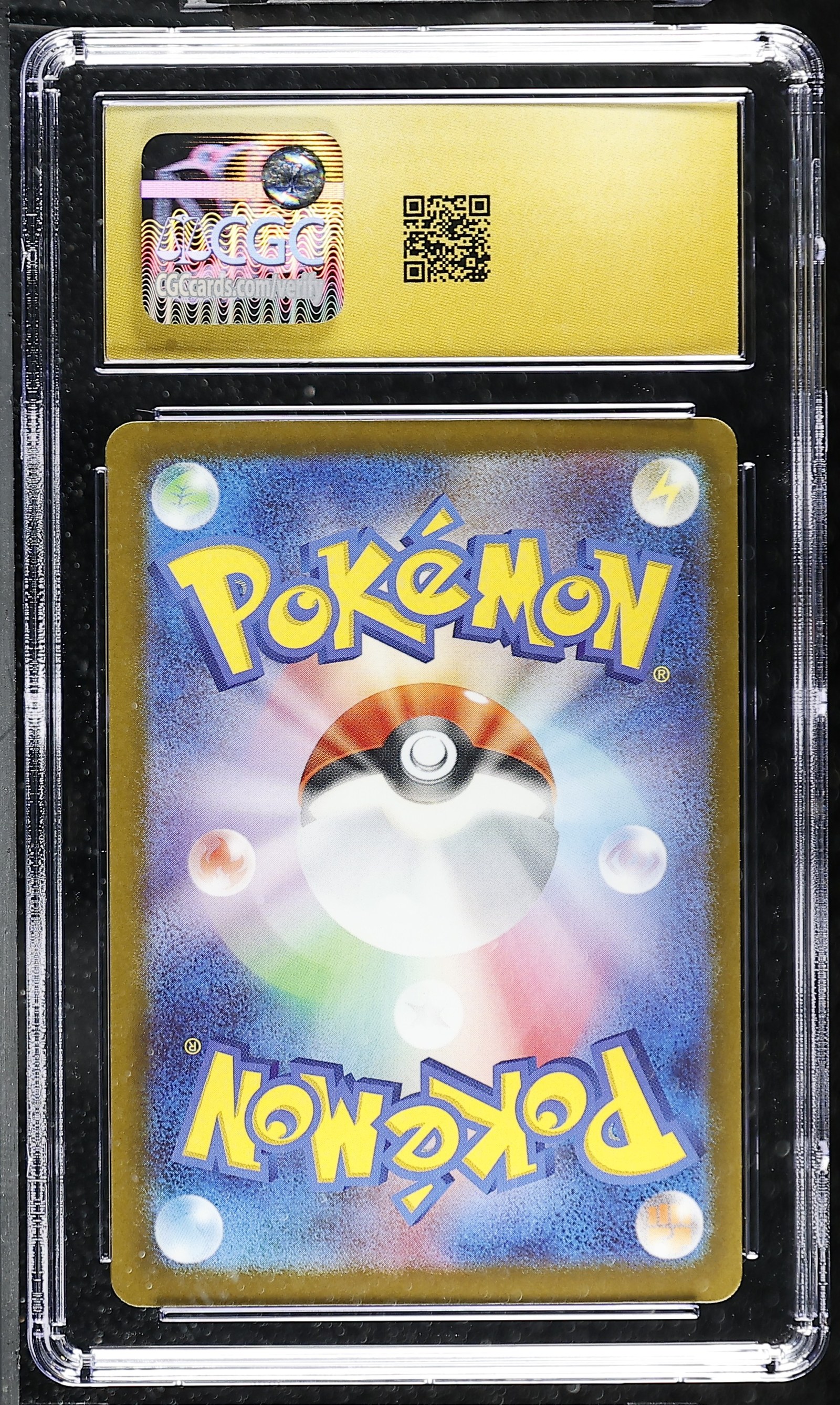 Latias ex #075/193 Japanese Mega Dream Ex CGC Pristine 10 Pokemon Graded Slab — back