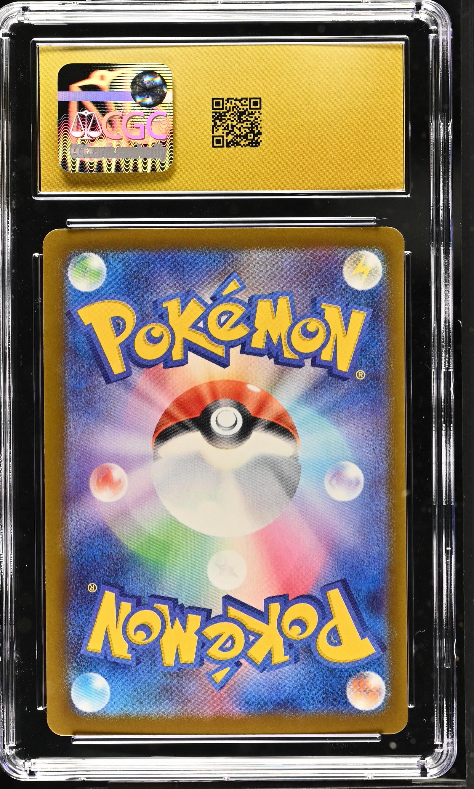 Mega Greninja ex #022/083 Japanese Ninja Spinner CGC Pristine 10 Pokemon Graded Slab — back