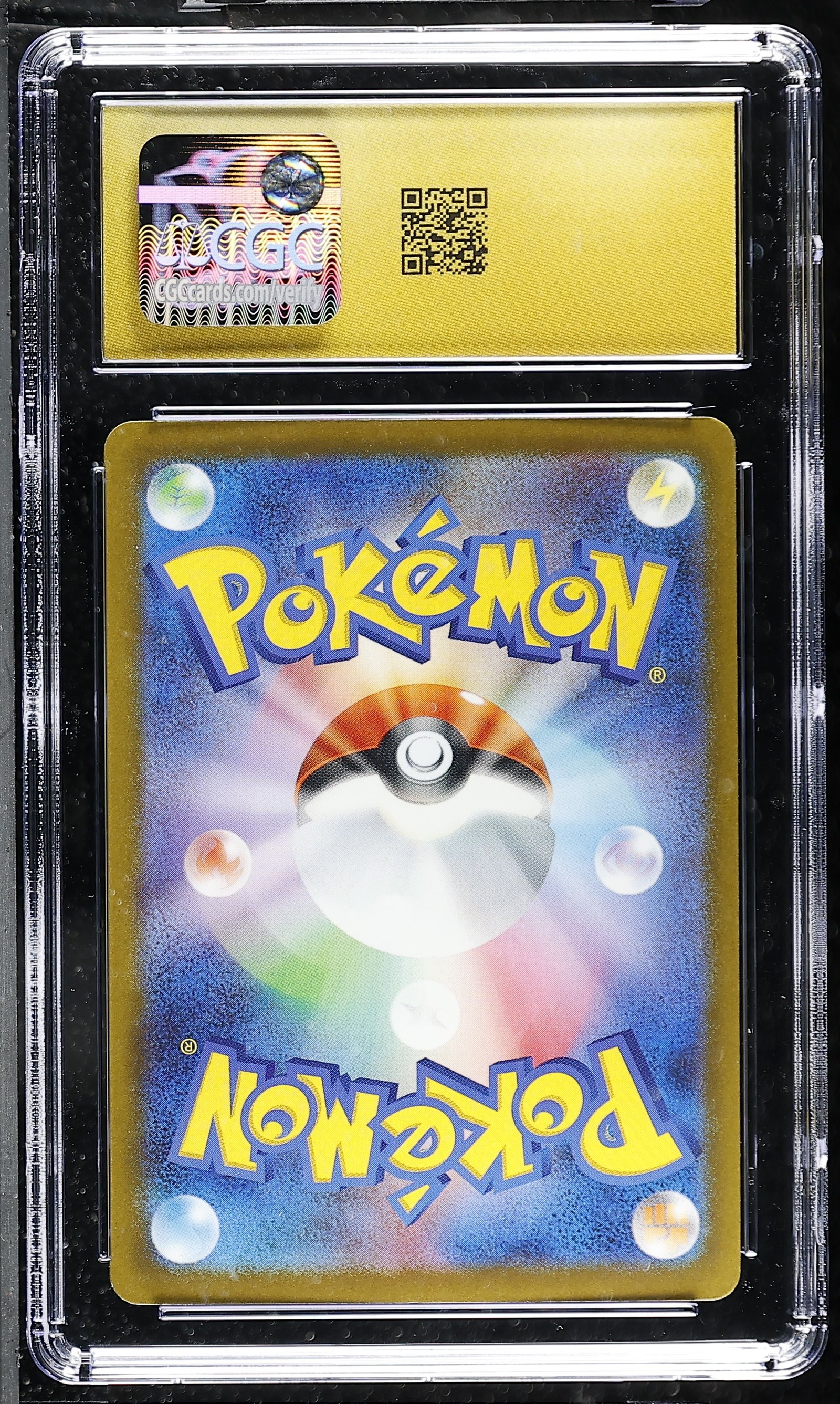 Zekrom ex #051/193 Japanese Mega Dream Ex CGC Pristine 10 Pokemon Graded Slab — back