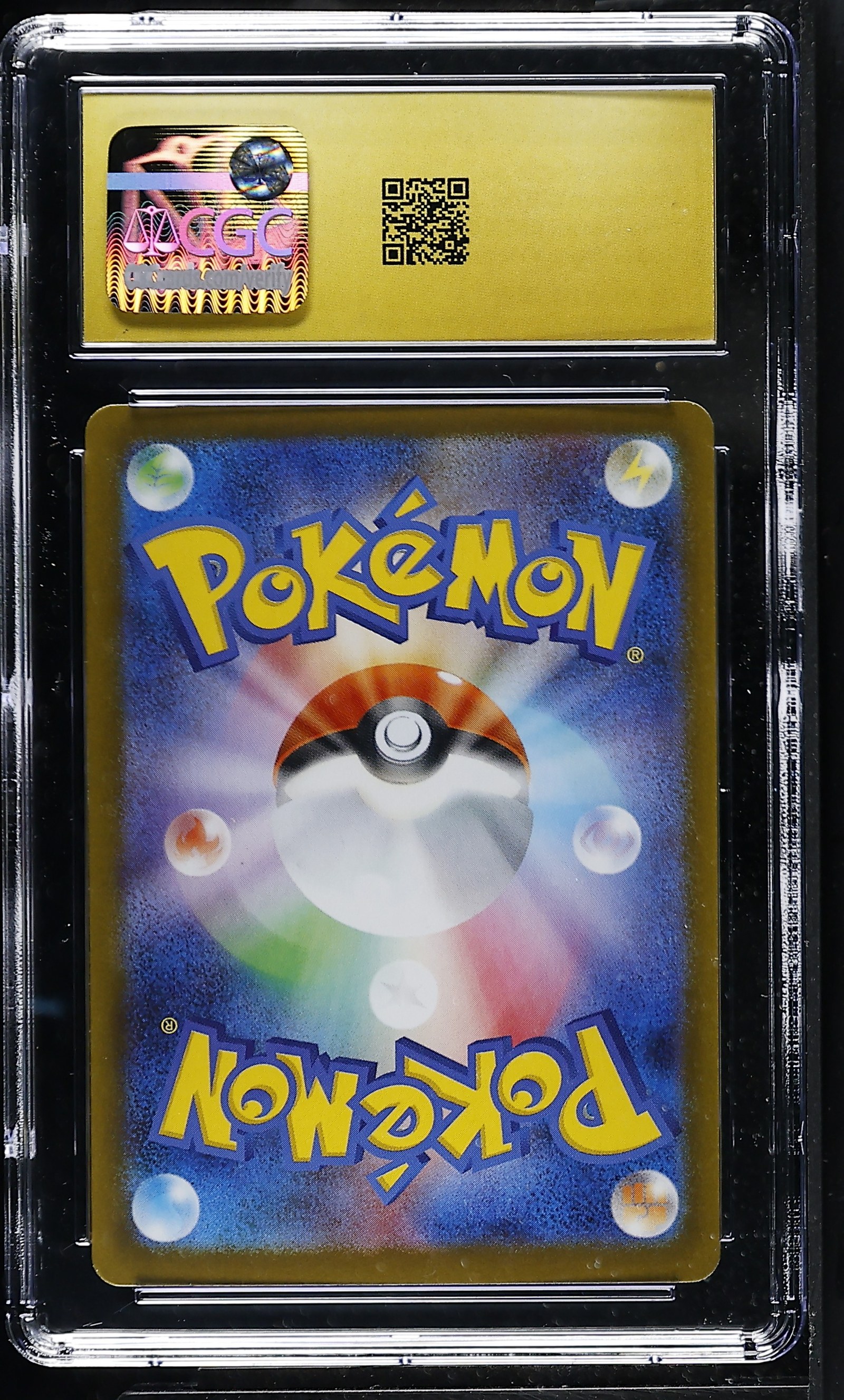 Mega Clefable ex #096/080 Japanese Nihil Zero CGC Pristine 10 Pokemon Graded Slab — back