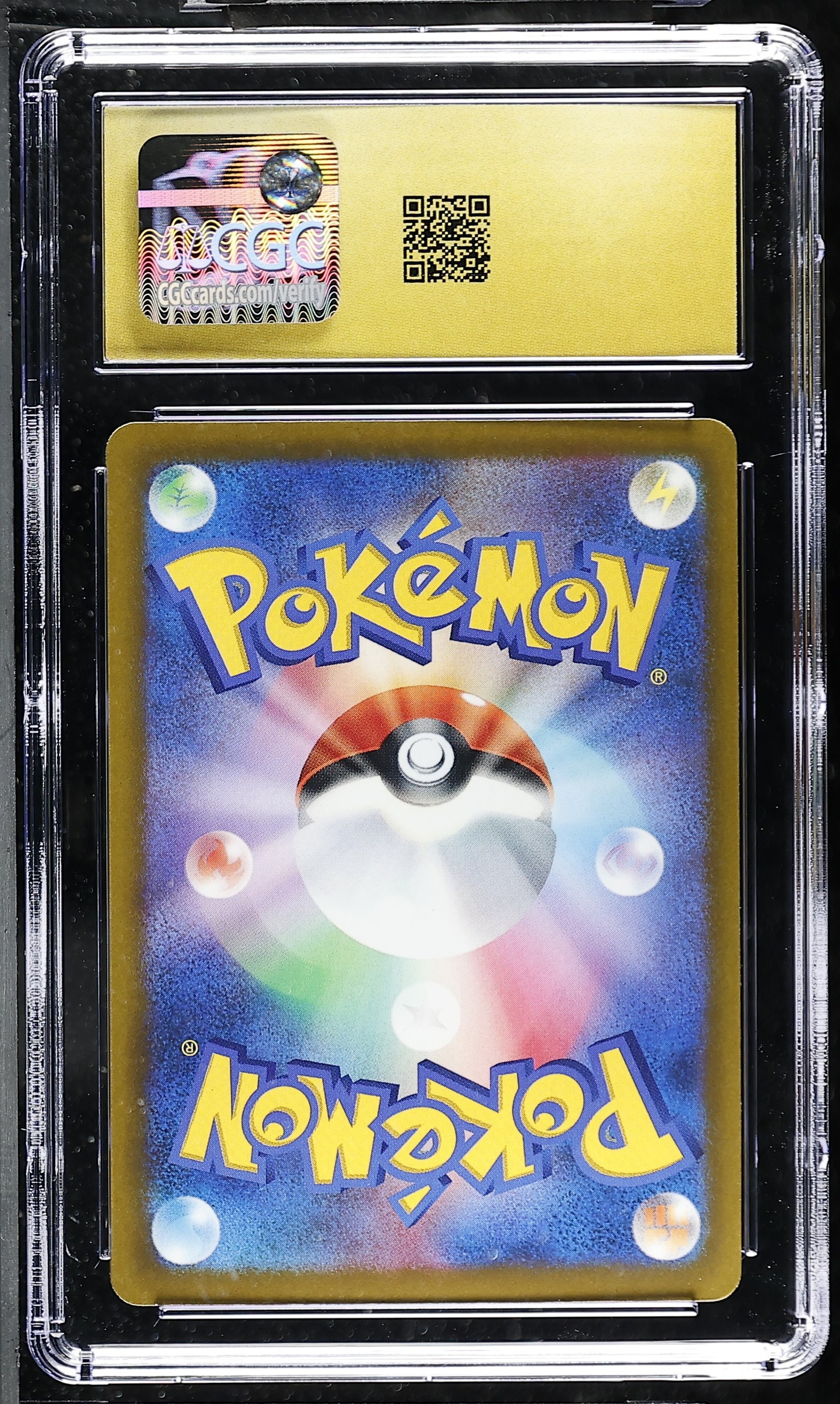 Scraggy #116/103 Japanese 30th Celebration CGC Pristine 10 Pokemon Graded Slab — back