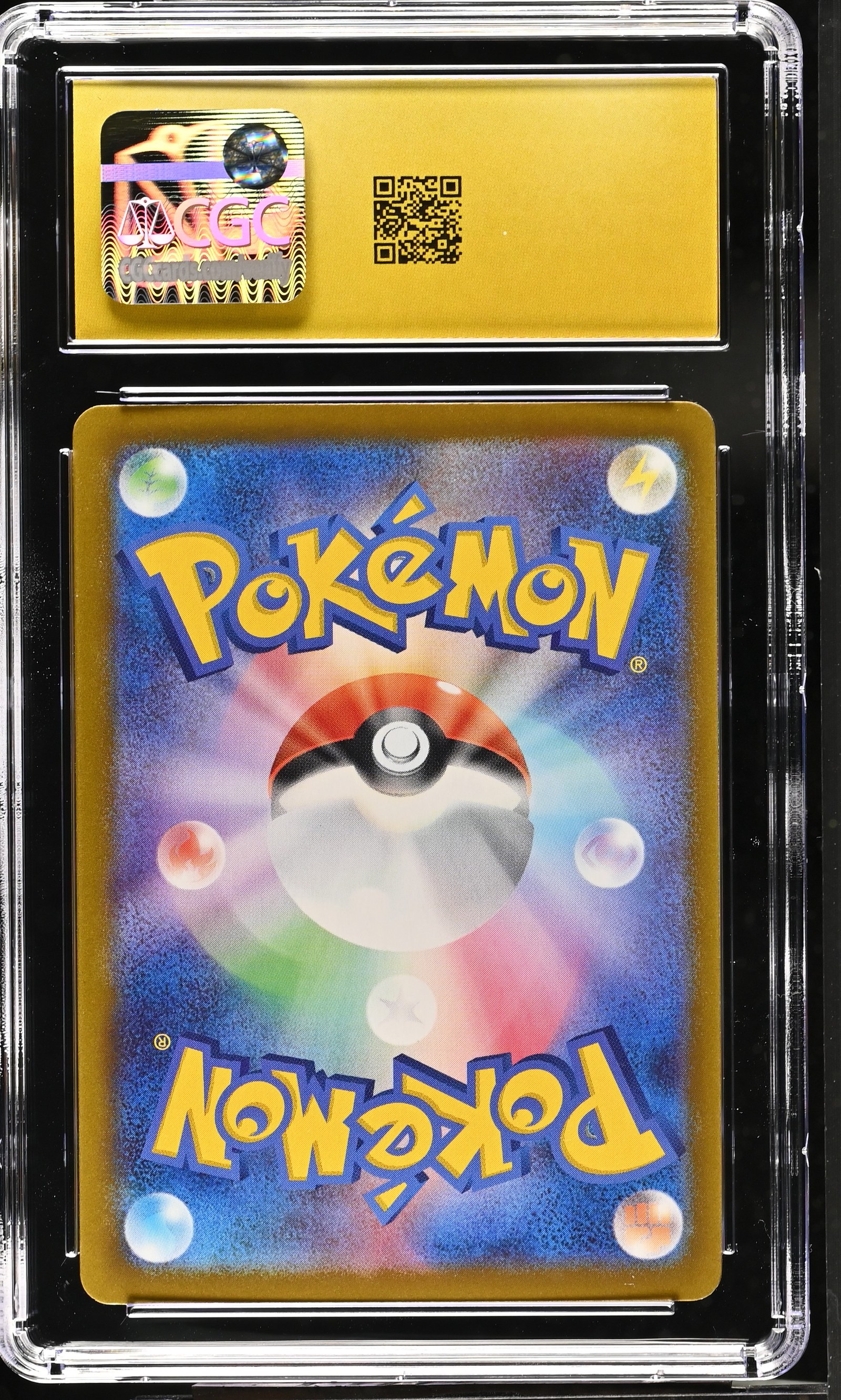 Yveltal ex #098/080 Japanese Nihil Zero CGC Pristine 10 Pokemon Graded Slab — back