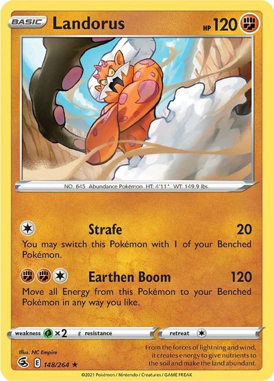 Landorus 148 — Fusion Strike — Holo