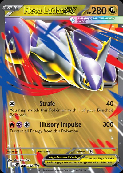 Mega Latias ex 100/132 — Mega Evolution — Double Rare
