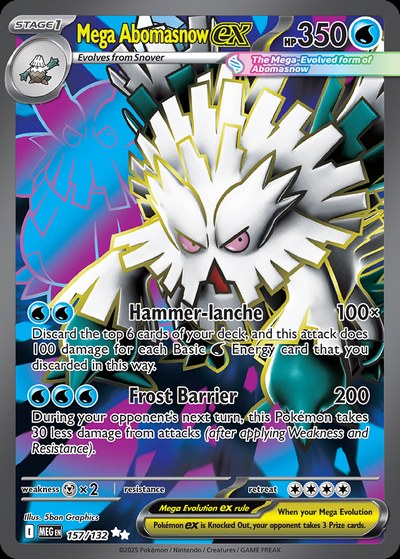 Mega Abomasnow Ex 157 — Mega Evolution