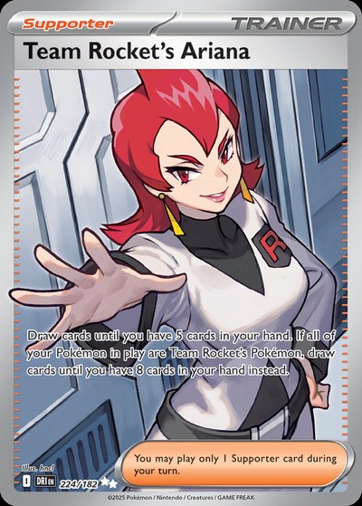 Team Rocket's Ariana 224 — Destined Rivals — Holo