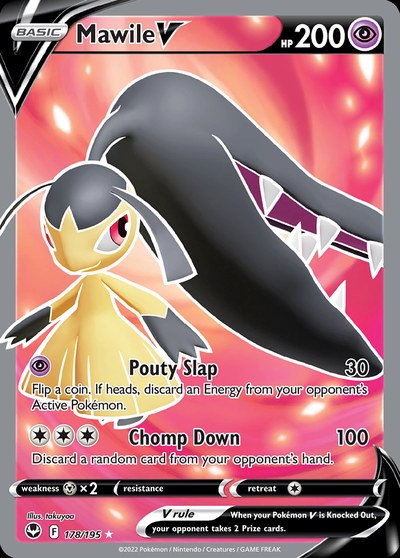 Mawile V 178 — Silver Tempest — Holo