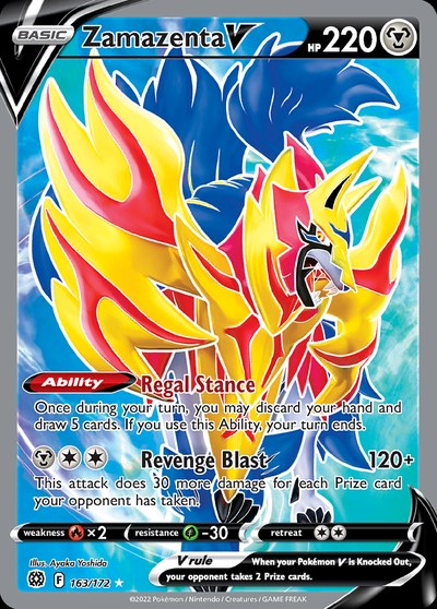 Zamazenta V 163/172 — Brilliant Stars