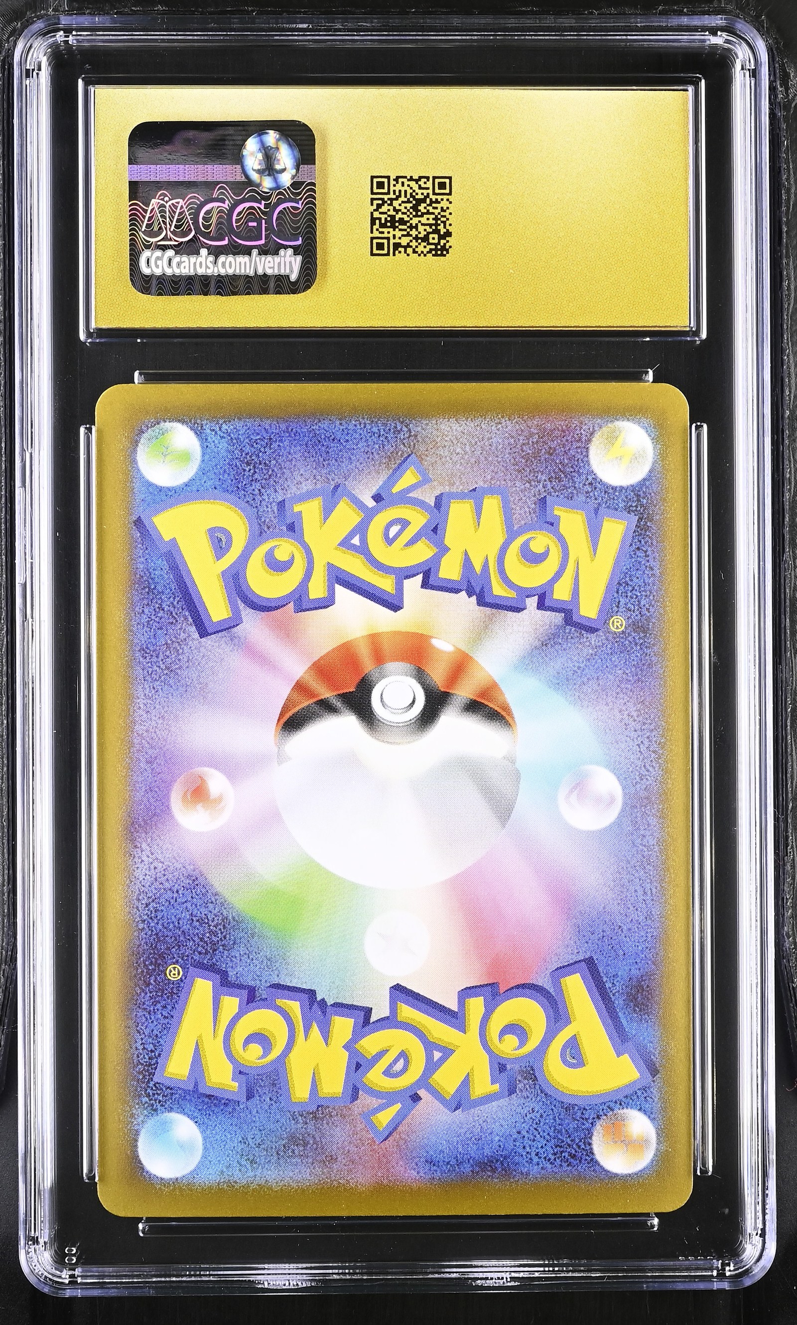 Mega Starmie ex #095/080 Japanese Nihil Zero CGC Pristine 10 Pokemon Graded Slab — back